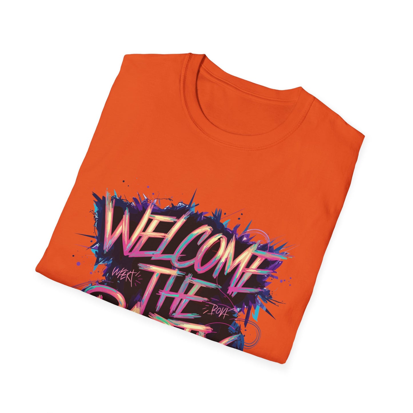 Welcome the Party Unisex Softstyle T-Shirt, Party Shirt, Celebration Tee, Casual Wear, Gift for Party Lovers, Festival Clothing