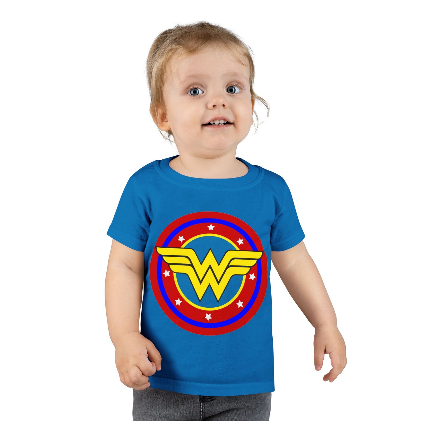 Wonder Woman Toddler T-Shirt, Superhero Tee, Kids Birthday Gift, Toddler Outfit, Superhero Apparel