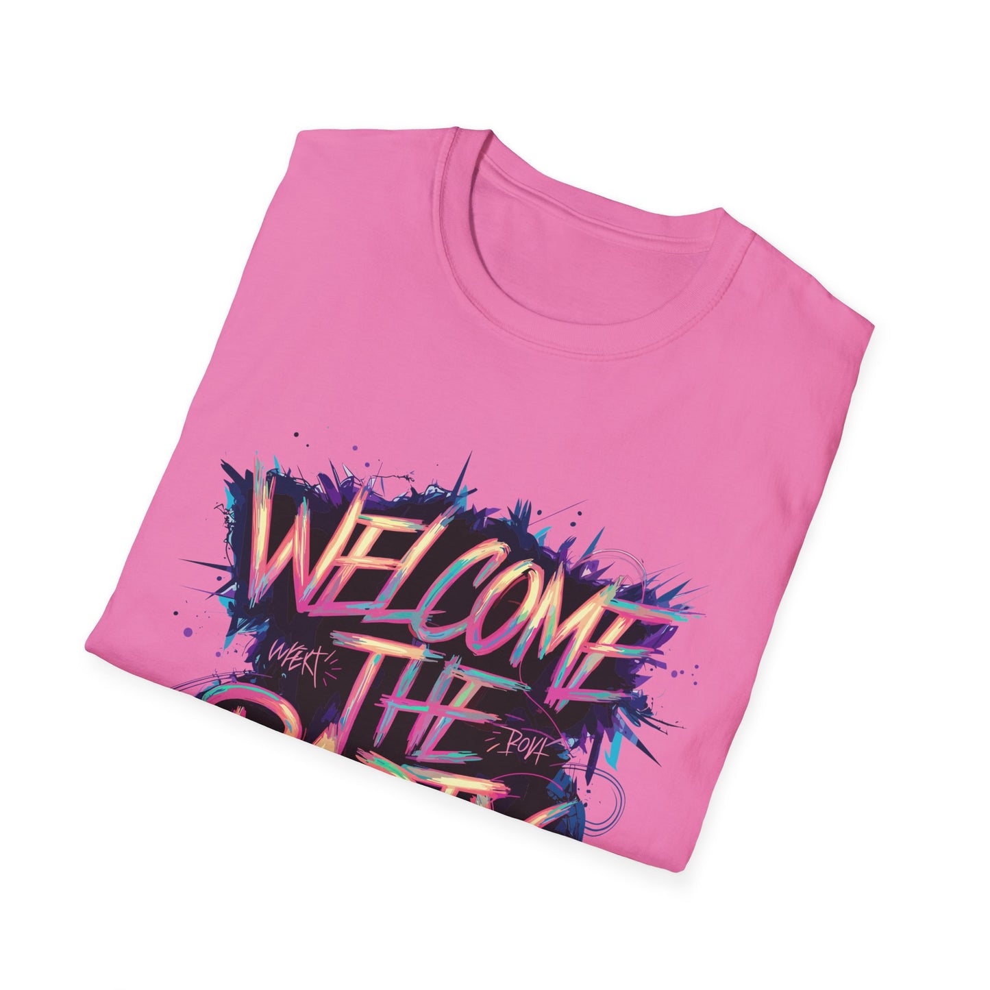 Welcome the Party Unisex Softstyle T-Shirt, Party Shirt, Celebration Tee, Casual Wear, Gift for Party Lovers, Festival Clothing