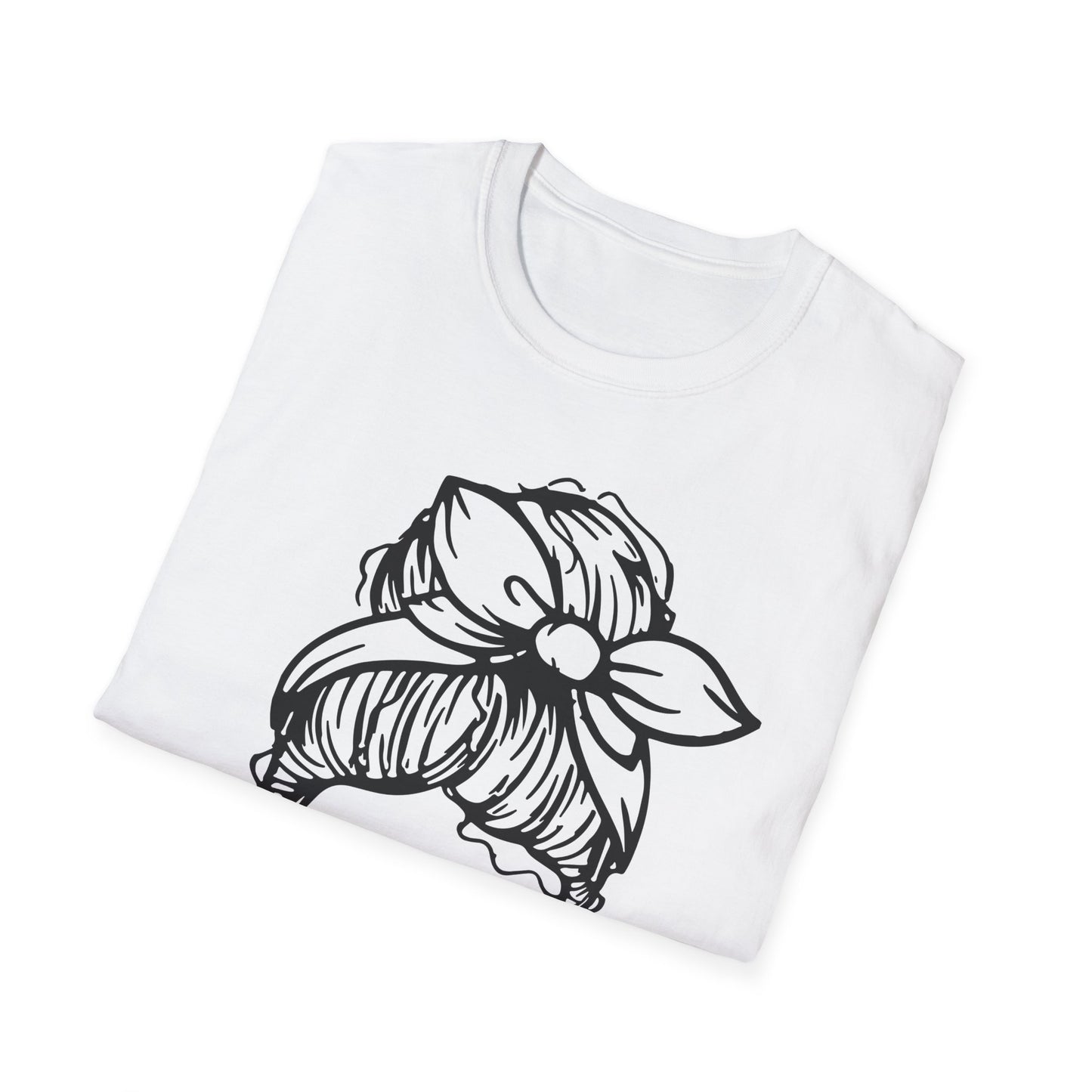#DogMom Unisex Softstyle T-Shirt - Perfect Gift for Pet Lovers