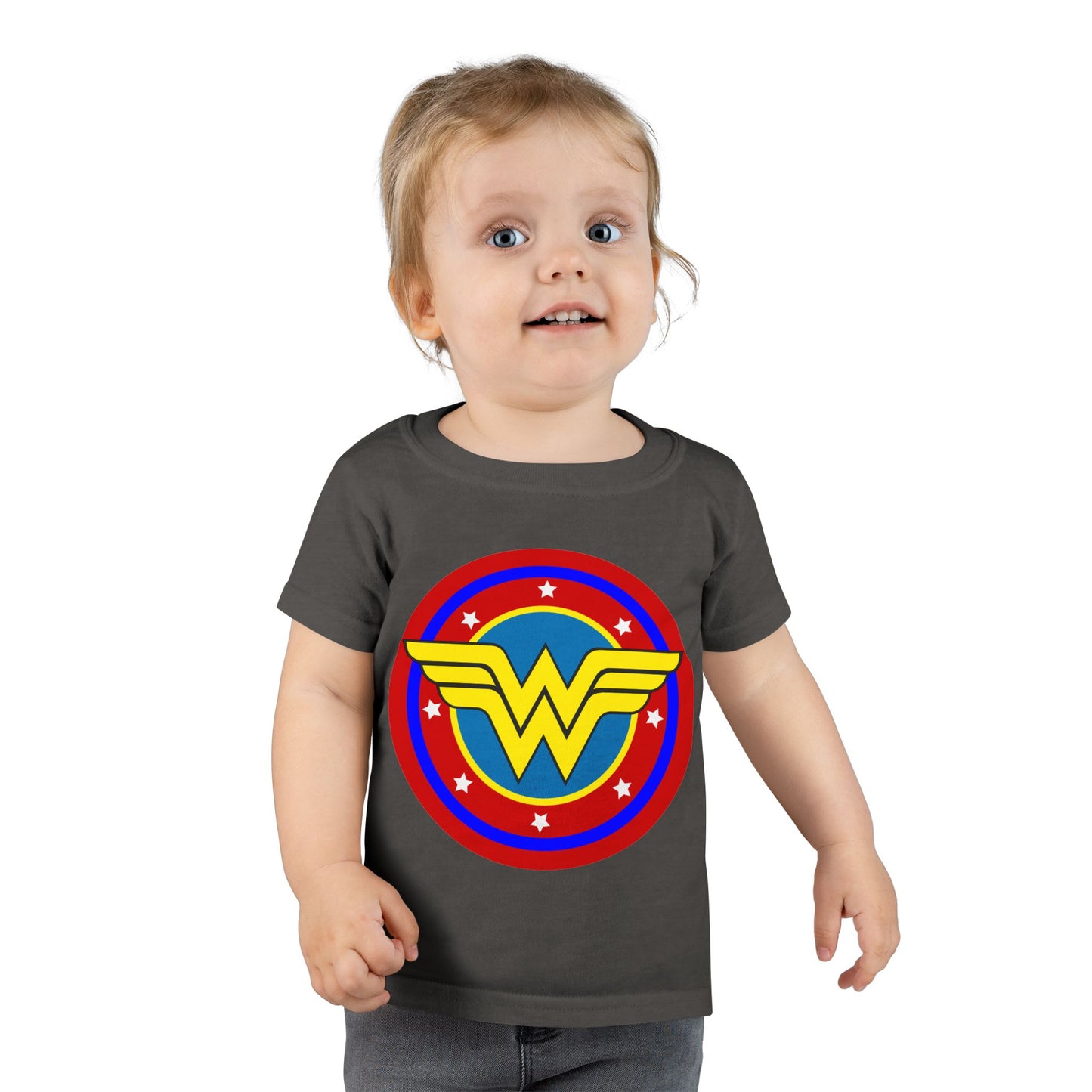 Wonder Woman Toddler T-Shirt, Superhero Tee, Kids Birthday Gift, Toddler Outfit, Superhero Apparel