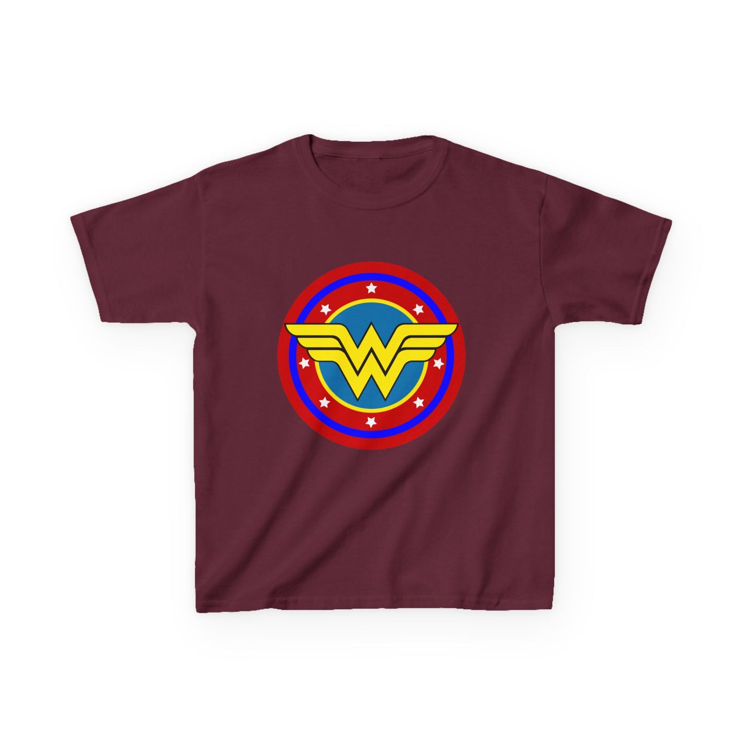 Wonder Woman Kids Tee, Superhero Shirt, Birthday Gift, Comic Book Apparel, Children's Clothing, Cartoon T-Shirt, Movie Merchandise