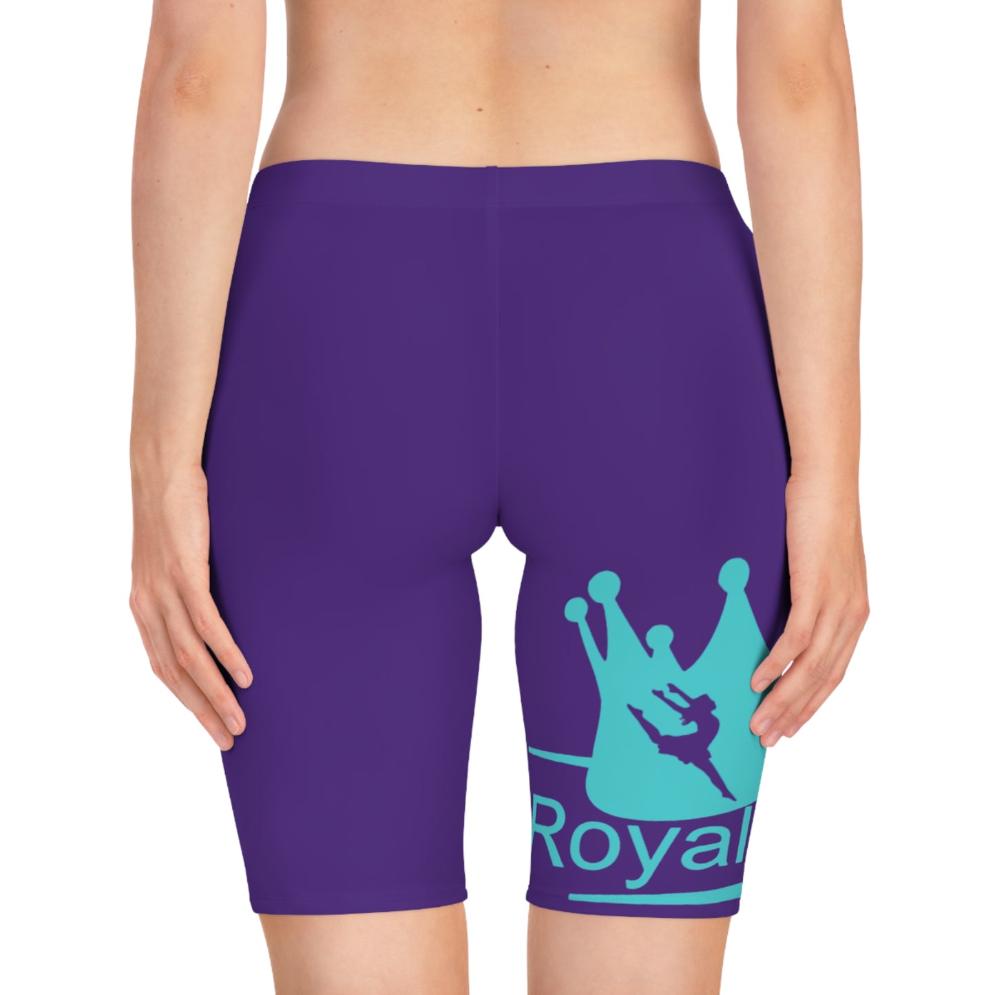 Royalty Queens Women's Bike Shorts, Athletic Cycling Shorts, Plus Size Bike Shorts, Casual Wear, Fitness Apparel