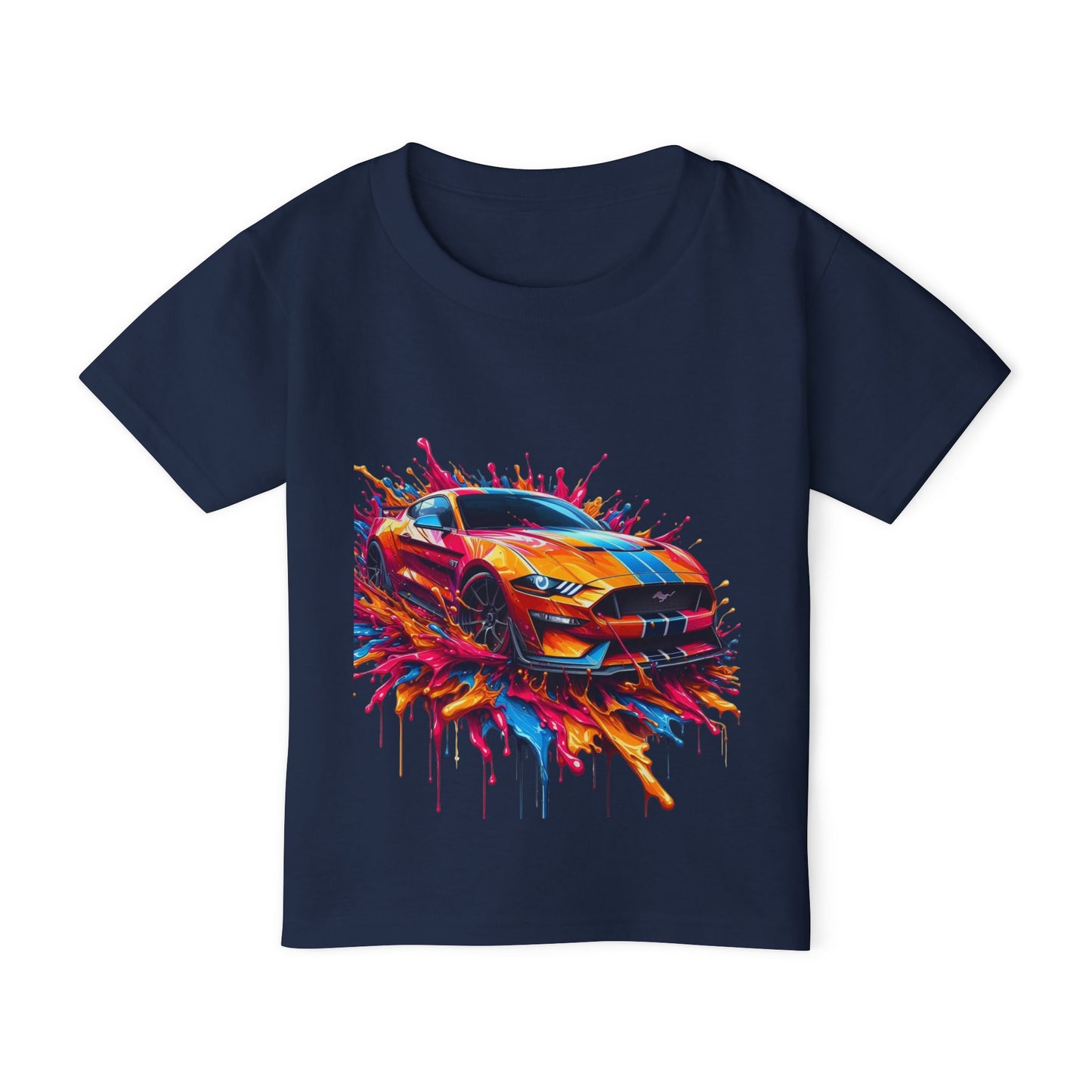 Vibrant Sports Car Toddler T-Shirt - Fun & Colorful Kids Tee