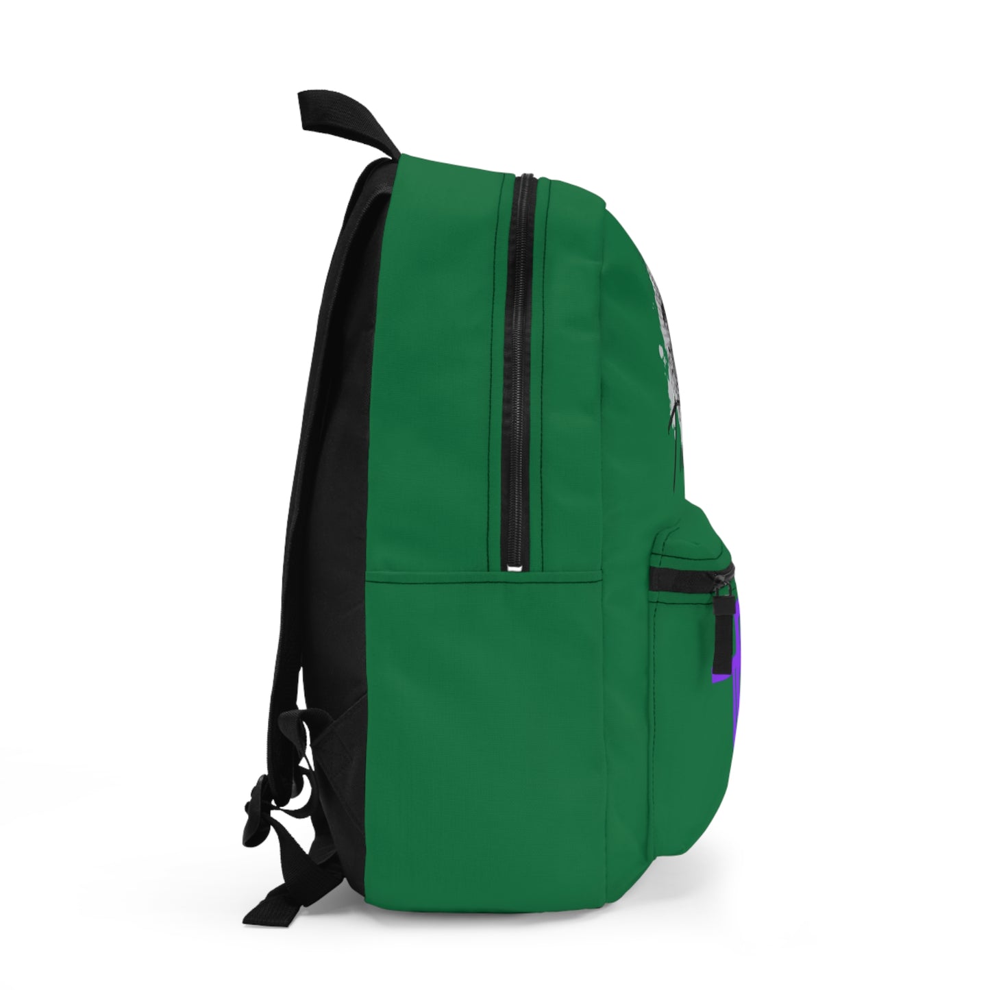 Vibrant Money-Inspired Backpack, Trendy School Bag, Casual Daypack, Gift for Students, Urban Fashion Accessory, Green Backpack