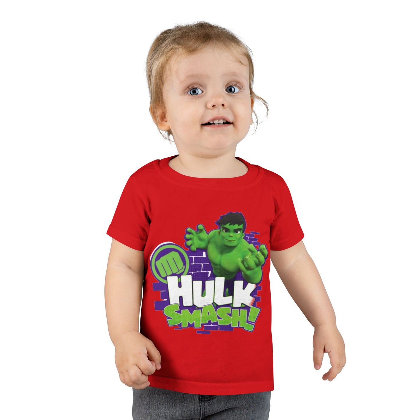 Hulk Smash Toddler T-Shirt - Fun & Playful Graphic Tee for Kids