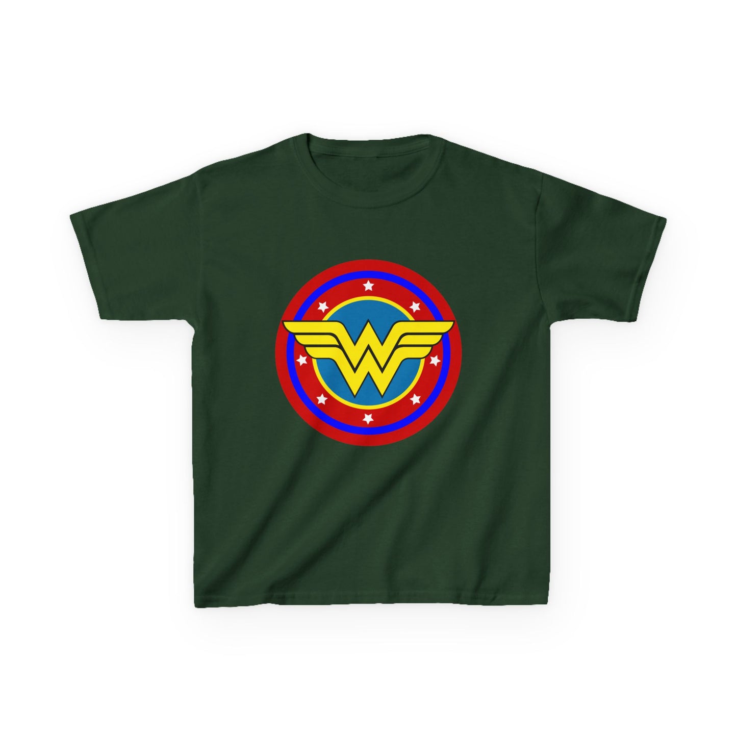 Wonder Woman Kids Tee, Superhero Shirt, Birthday Gift, Comic Book Apparel, Children's Clothing, Cartoon T-Shirt, Movie Merchandise