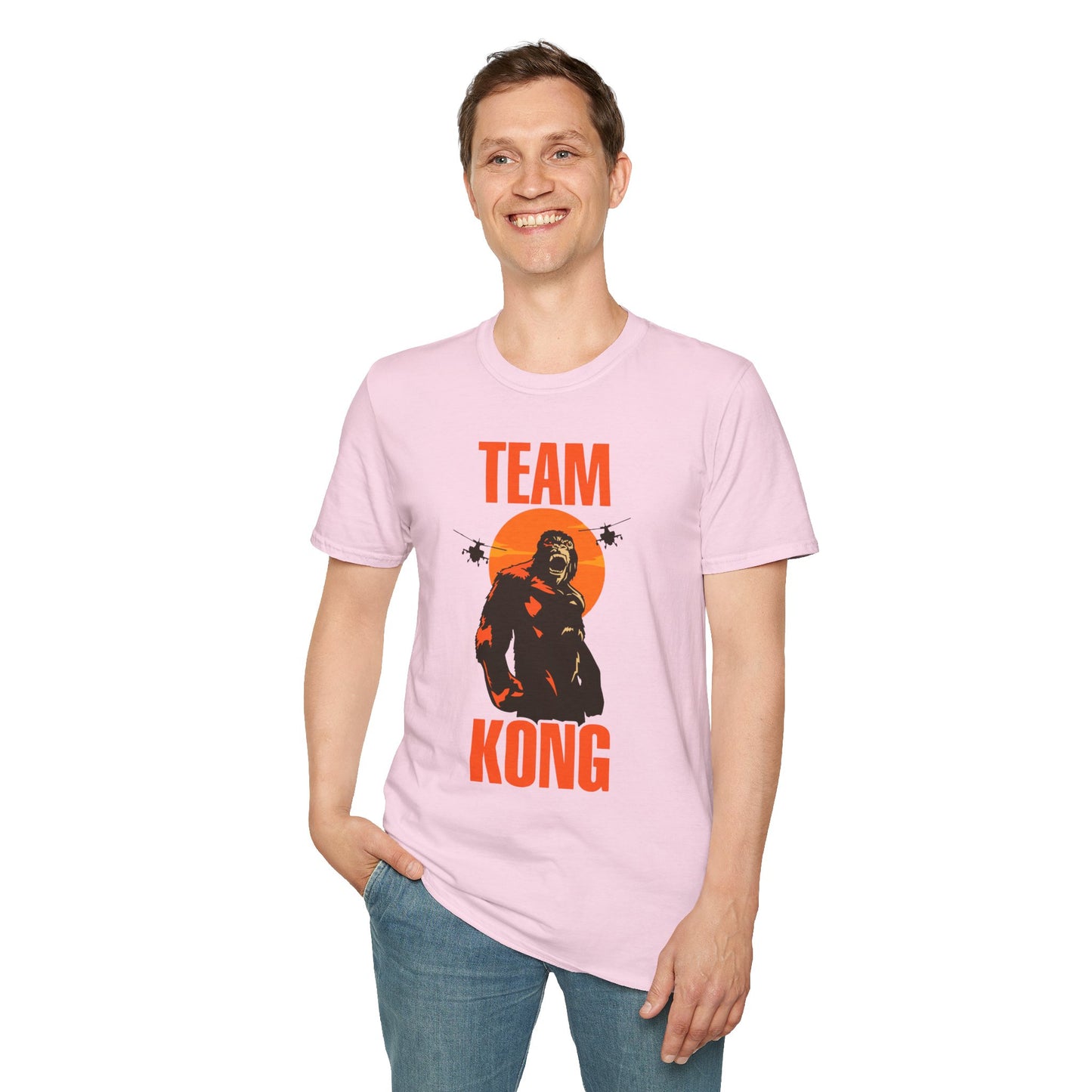 Team Kong Unisex Softstyle T-Shirt - Bold Graphic Tee for Fans & Celebrations