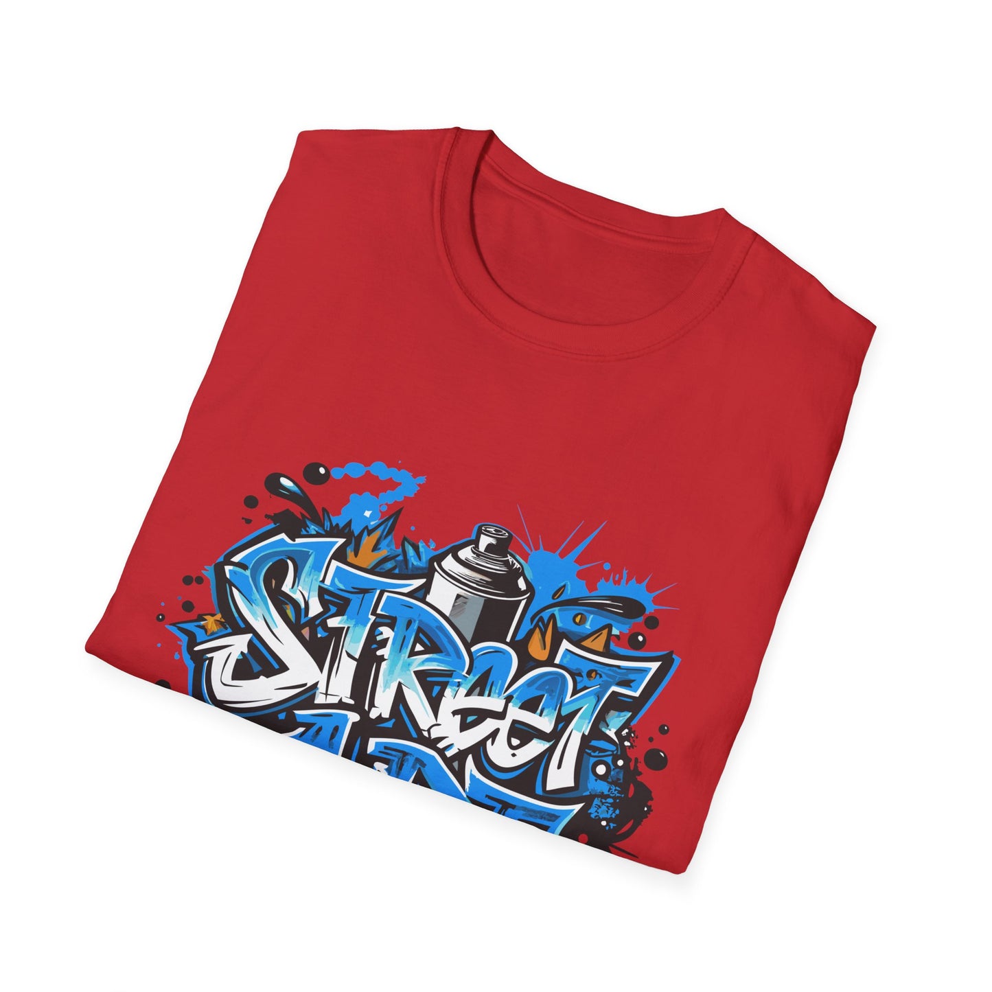 Street Art T-Shirt | Unisex Softstyle Tee, Graffiti Shirt, Urban Vibe Apparel, Casual Streetwear, Gift for Art Lovers