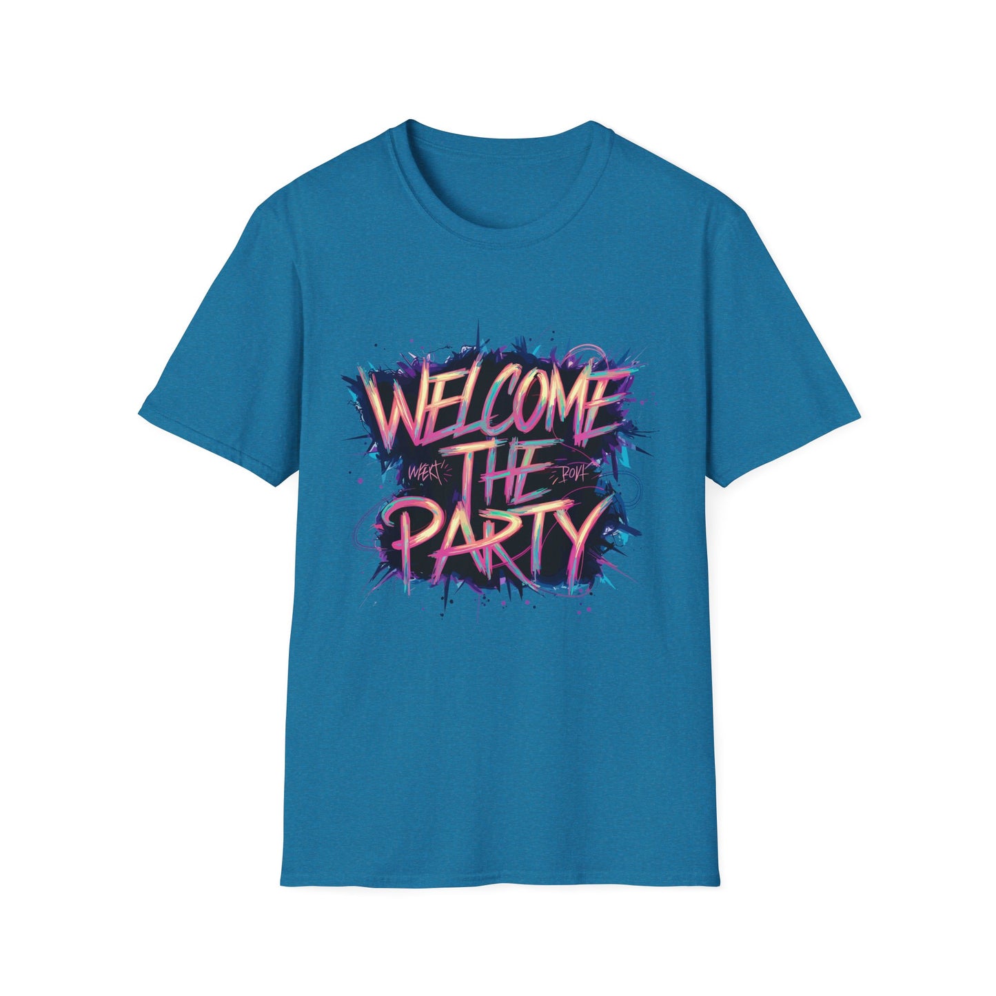 Welcome the Party Unisex Softstyle T-Shirt, Party Shirt, Celebration Tee, Casual Wear, Gift for Party Lovers, Festival Clothing