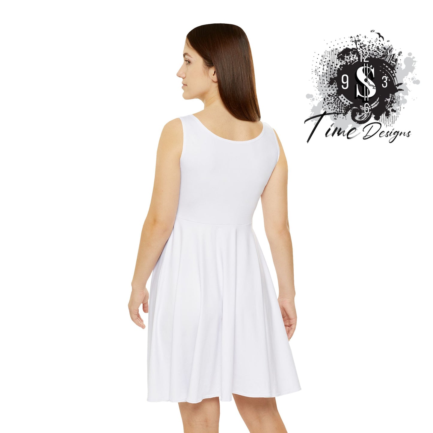 Royalty Queens Women's Skater Dress - Fun, Playful AOP Outfit for Parties, Birthdays, Festivals, Summer Events, Casual Wear