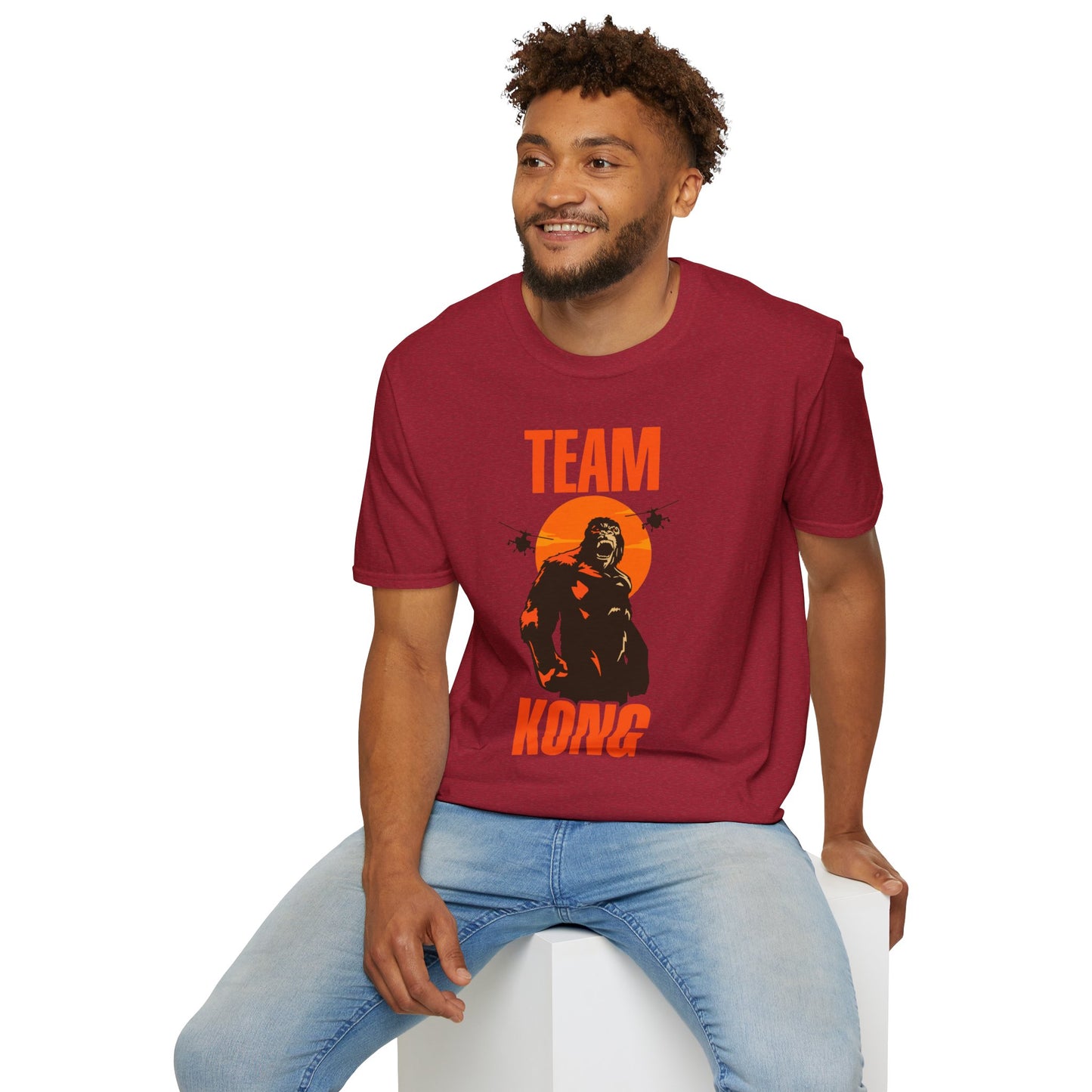 Team Kong Unisex Softstyle T-Shirt - Bold Graphic Tee for Fans & Celebrations