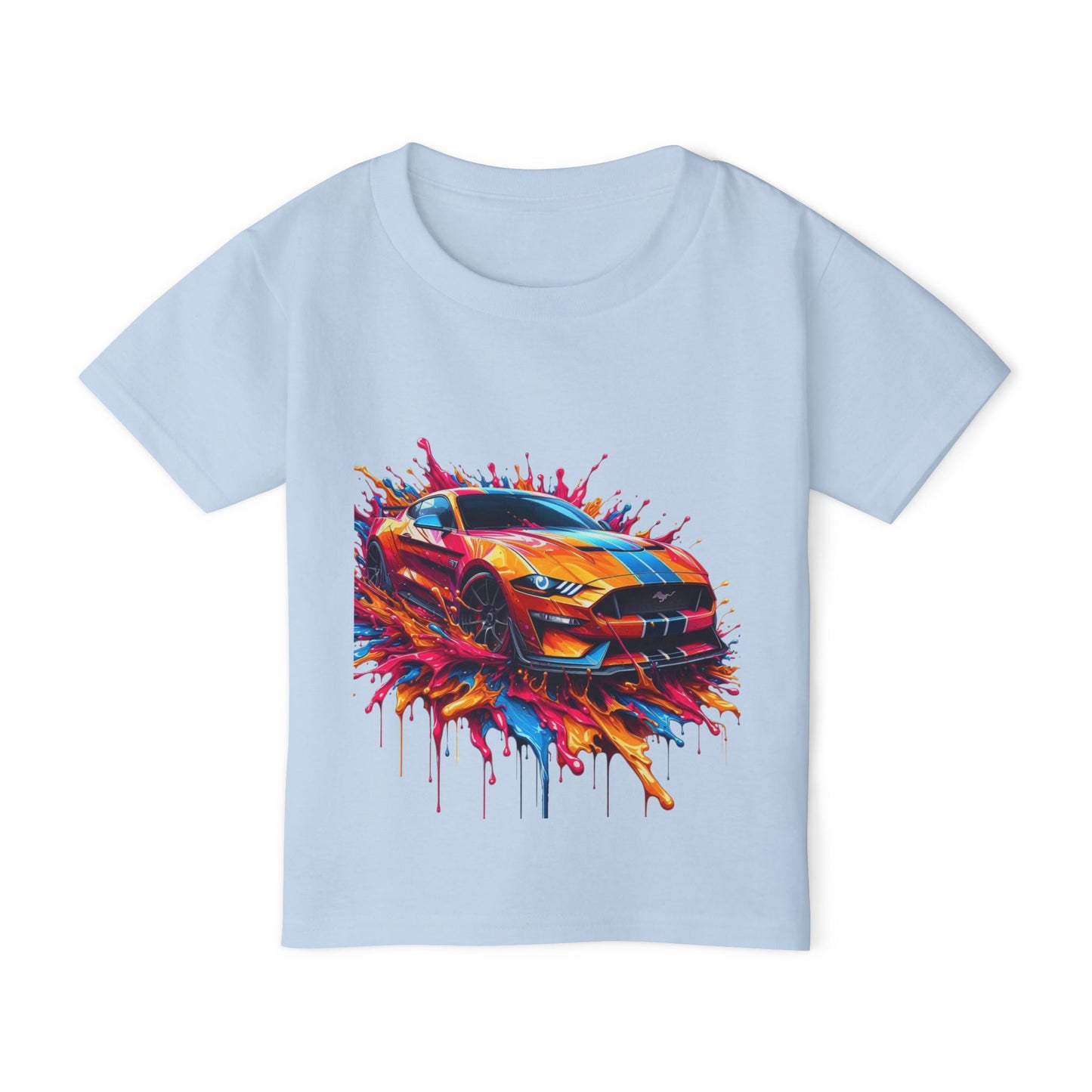 Vibrant Sports Car Toddler T-Shirt - Fun & Colorful Kids Tee