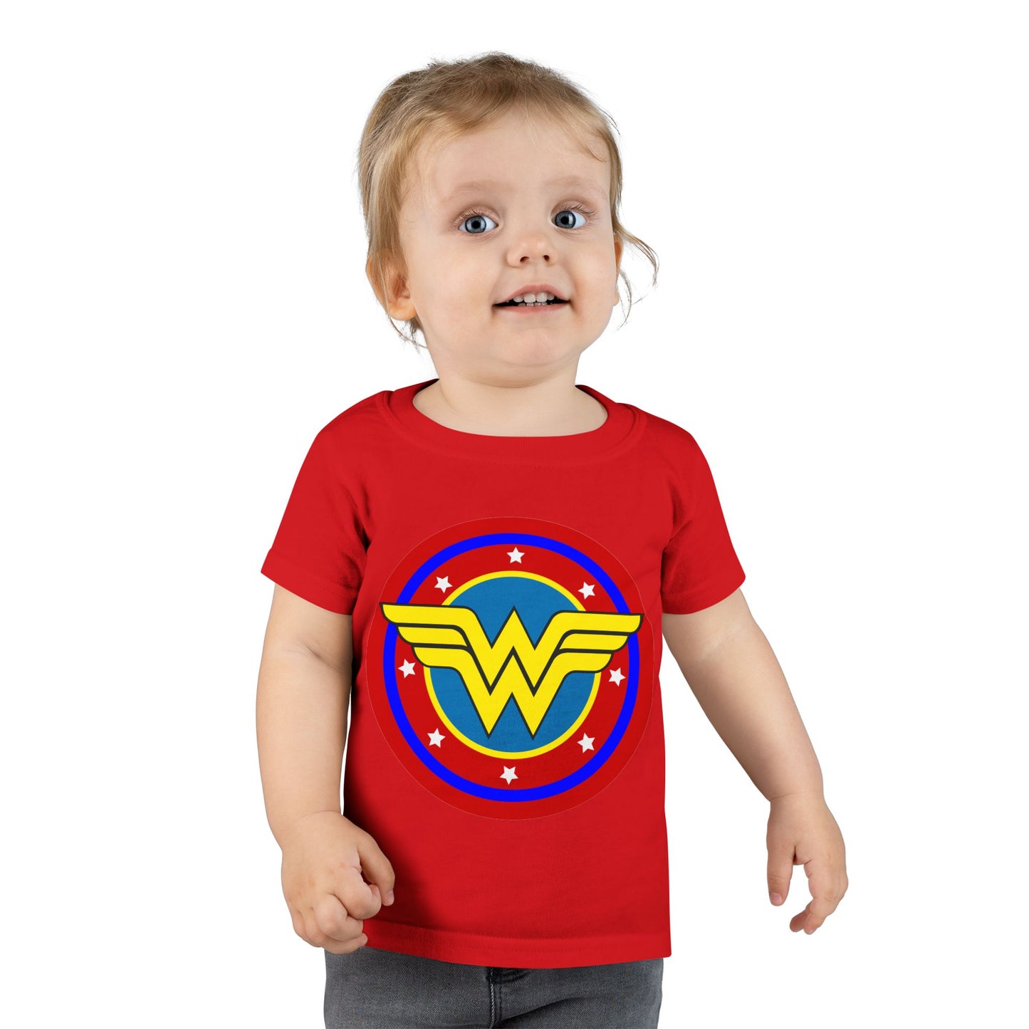 Wonder Woman Toddler T-Shirt, Superhero Tee, Kids Birthday Gift, Toddler Outfit, Superhero Apparel