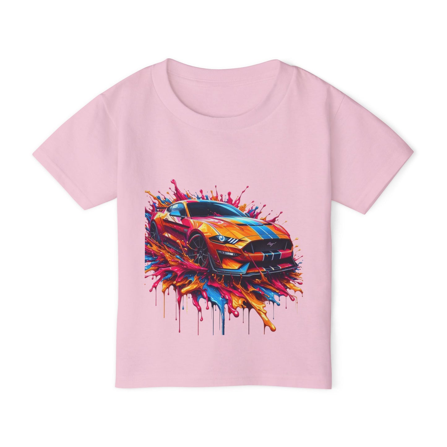 Vibrant Sports Car Toddler T-Shirt - Fun & Colorful Kids Tee
