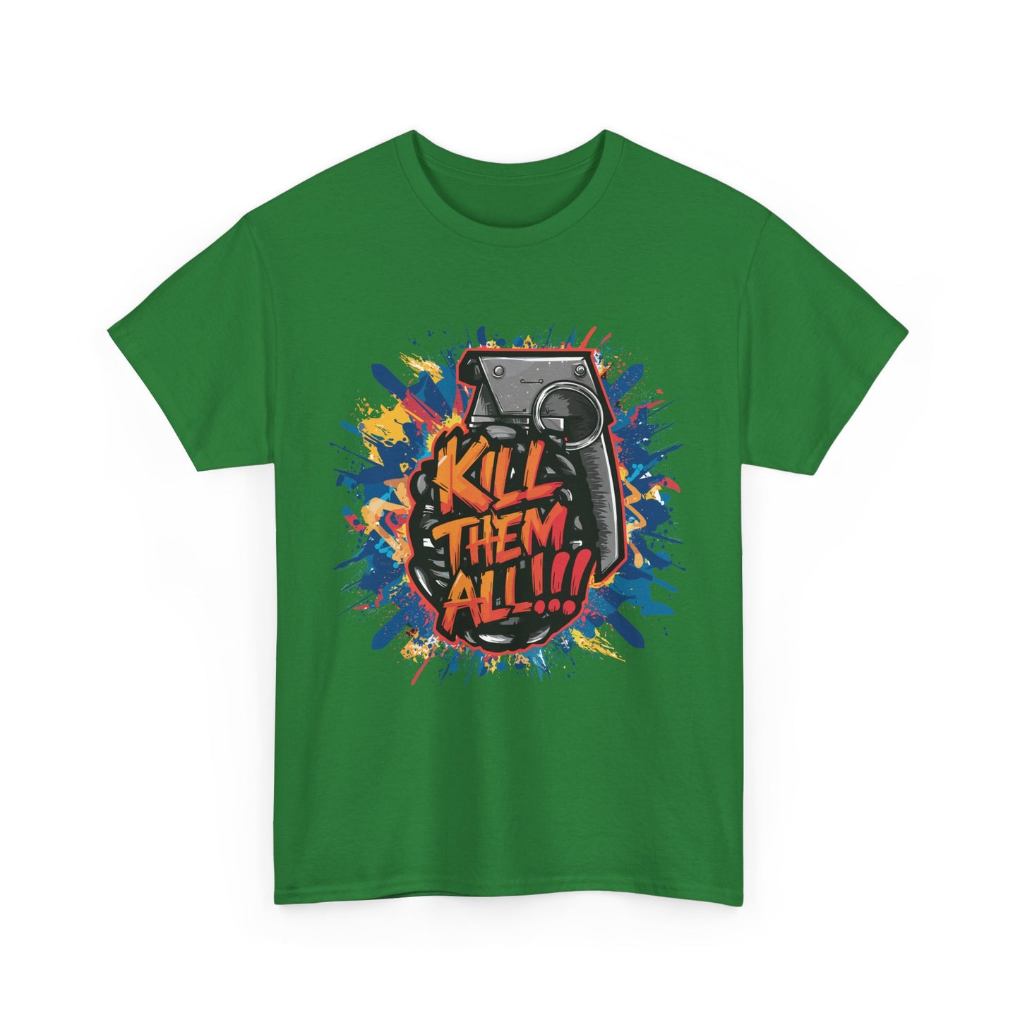 Unisex Graphic Tee with 'Kill Them All' Design | Casual Wear, Streetwear, Graphic T-Shirt, Gift for Gamers, Statement Shirt