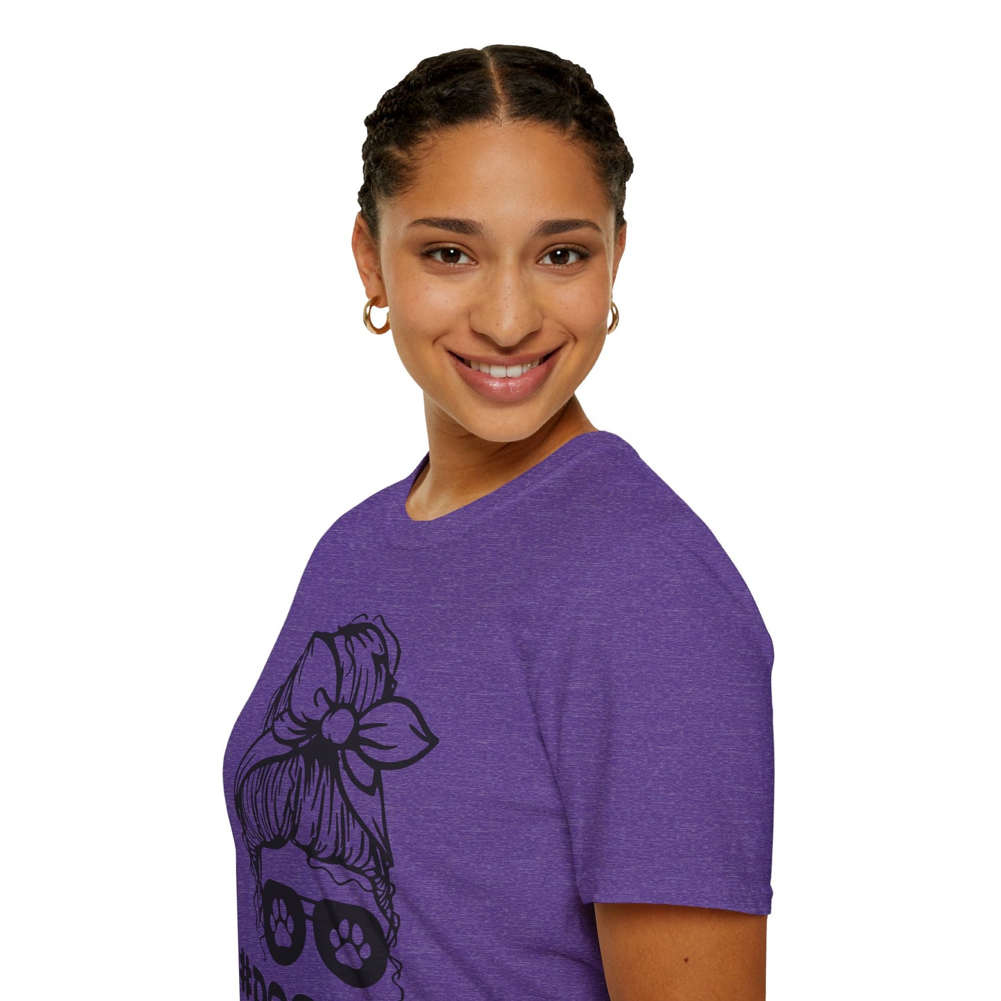 #DogMom Unisex Softstyle T-Shirt - Perfect Gift for Pet Lovers