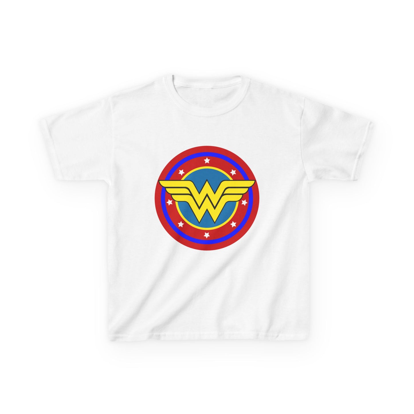 Wonder Woman Kids Tee, Superhero Shirt, Birthday Gift, Comic Book Apparel, Children's Clothing, Cartoon T-Shirt, Movie Merchandise