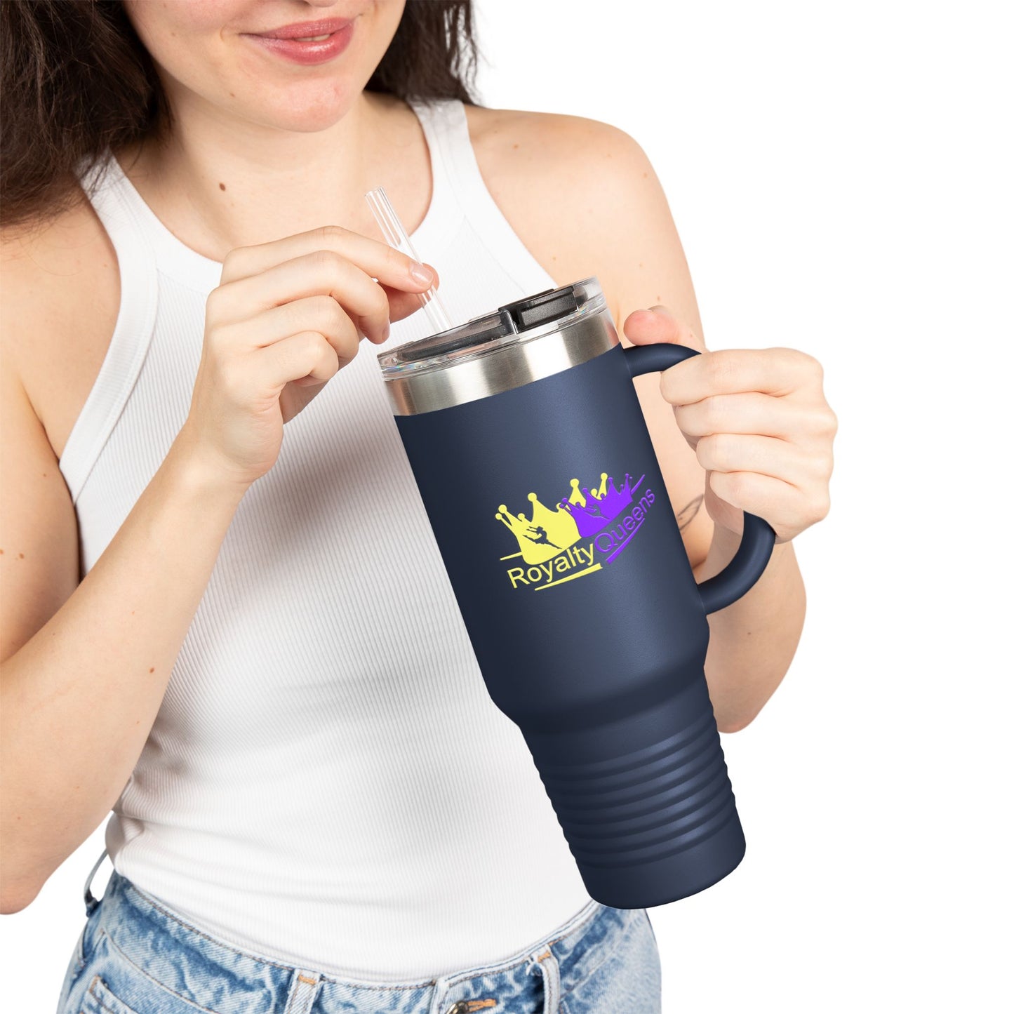 Queen-Themed Insulated Travel Mug, 40oz | Perfect for Women on the Go, Gifts for Mother's Day, Birthday, and Travel