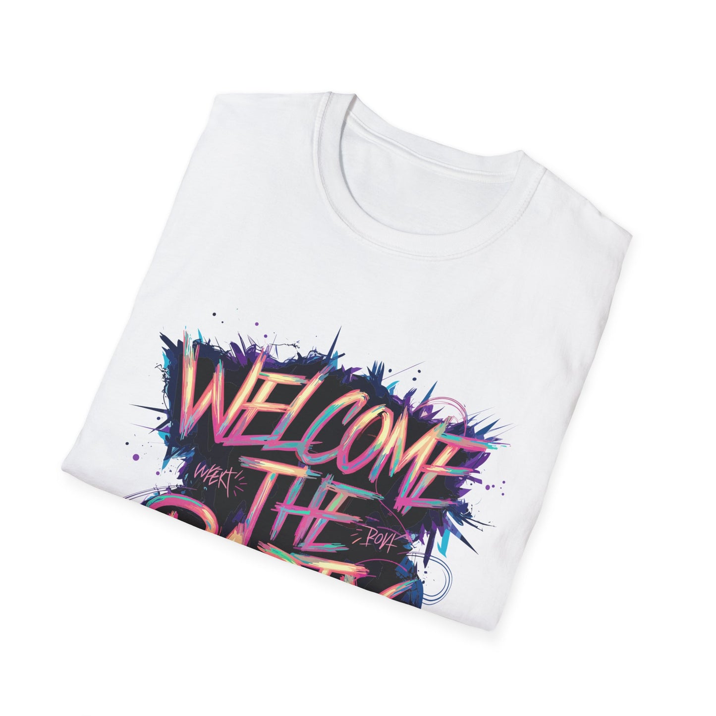 Welcome the Party Unisex Softstyle T-Shirt, Party Shirt, Celebration Tee, Casual Wear, Gift for Party Lovers, Festival Clothing