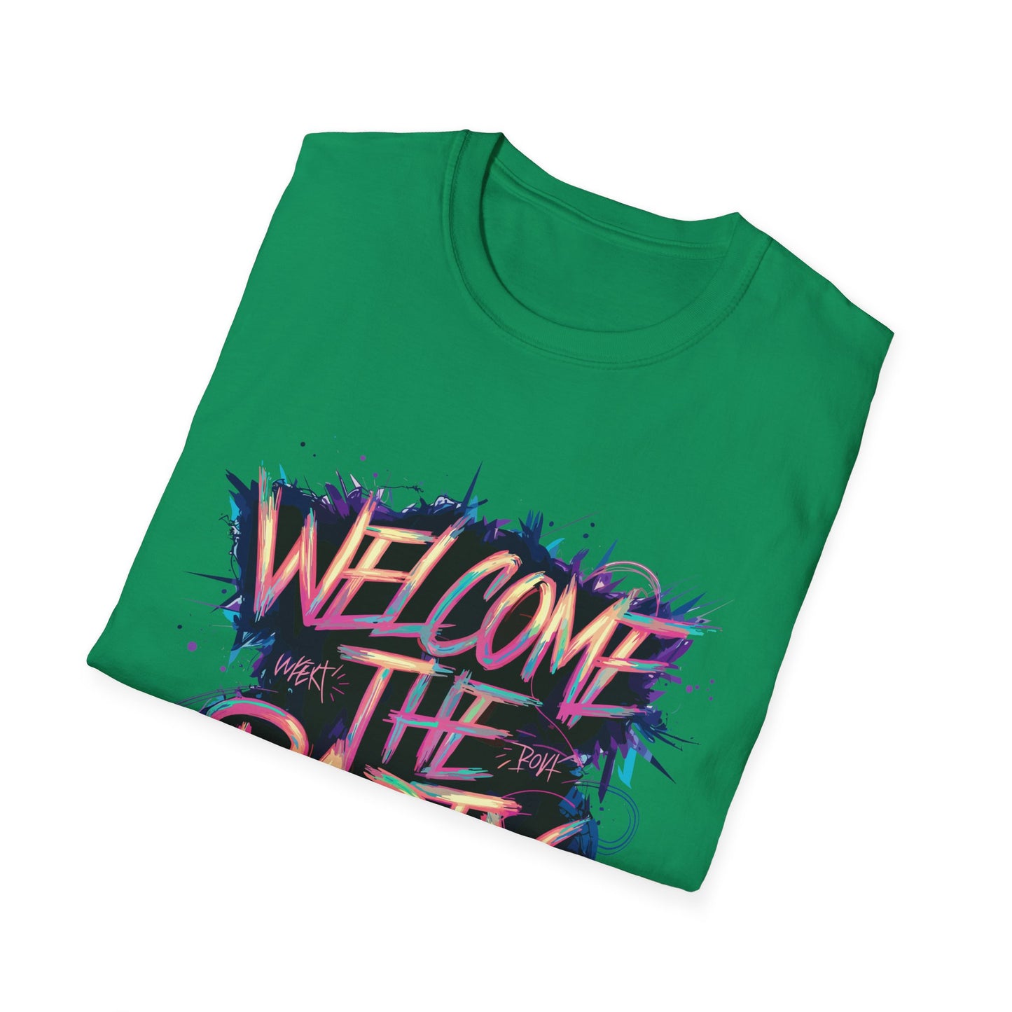 Welcome the Party Unisex Softstyle T-Shirt, Party Shirt, Celebration Tee, Casual Wear, Gift for Party Lovers, Festival Clothing