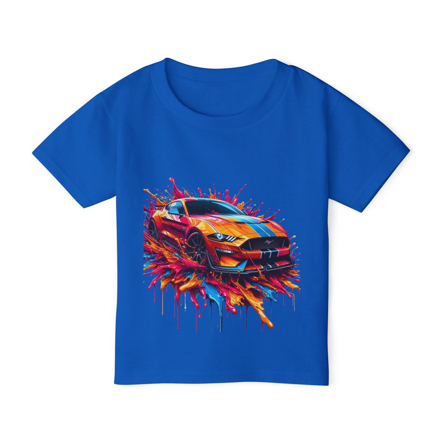 Vibrant Sports Car Toddler T-Shirt - Fun & Colorful Kids Tee