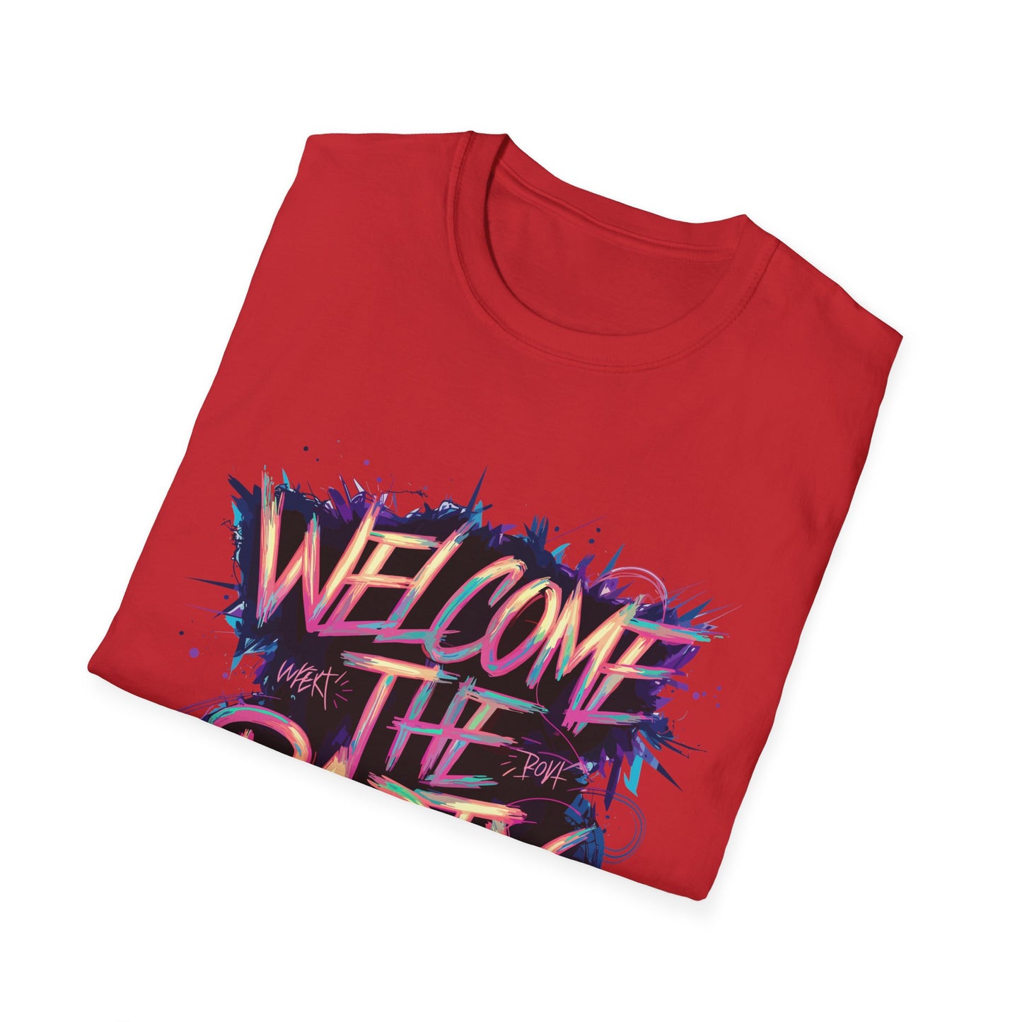 Welcome the Party Unisex Softstyle T-Shirt, Party Shirt, Celebration Tee, Casual Wear, Gift for Party Lovers, Festival Clothing