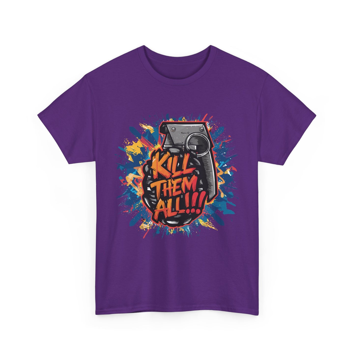 Unisex Graphic Tee with 'Kill Them All' Design | Casual Wear, Streetwear, Graphic T-Shirt, Gift for Gamers, Statement Shirt