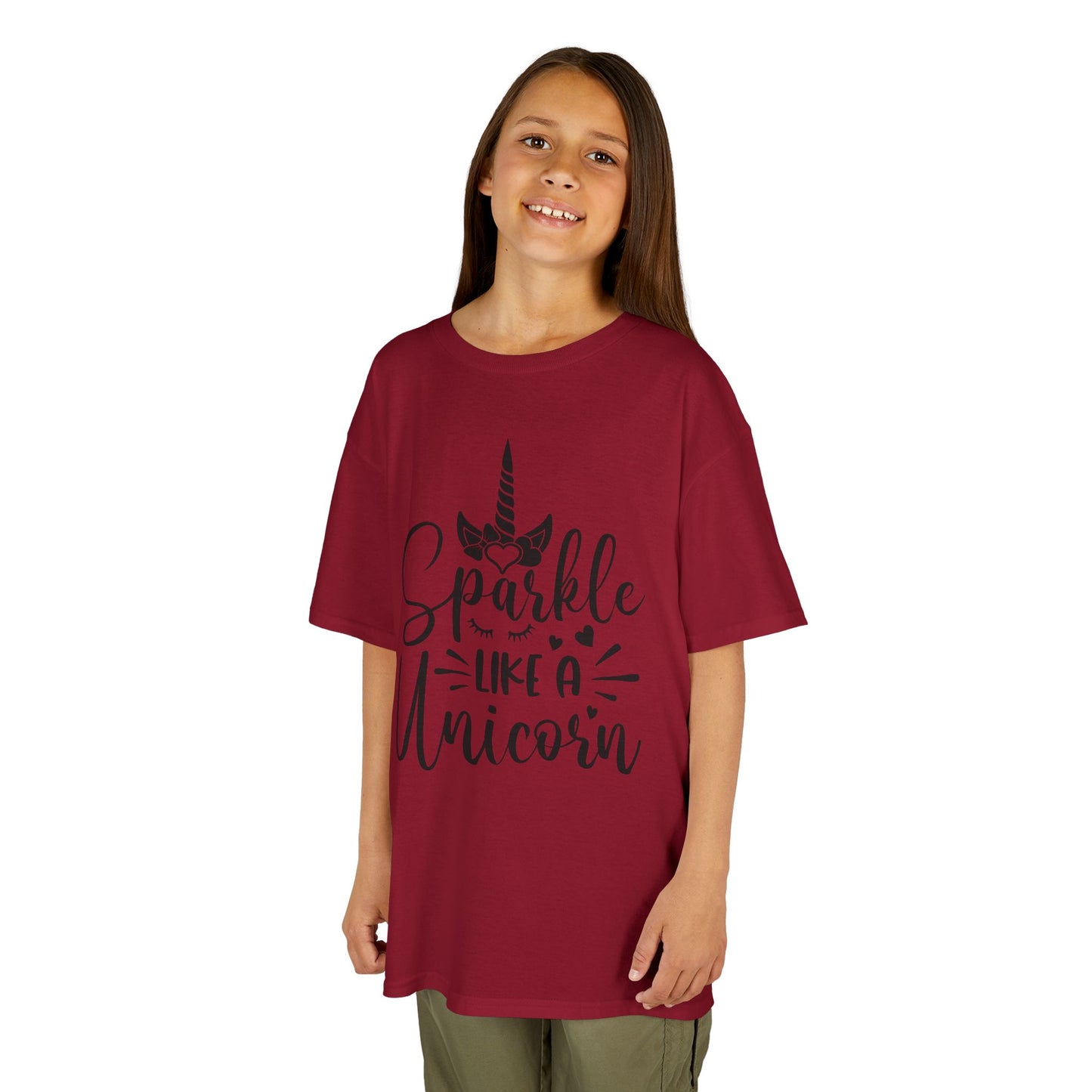 Sparkle Like A Unicorn Kids Tee - Fun & Colorful Cotton Shirt