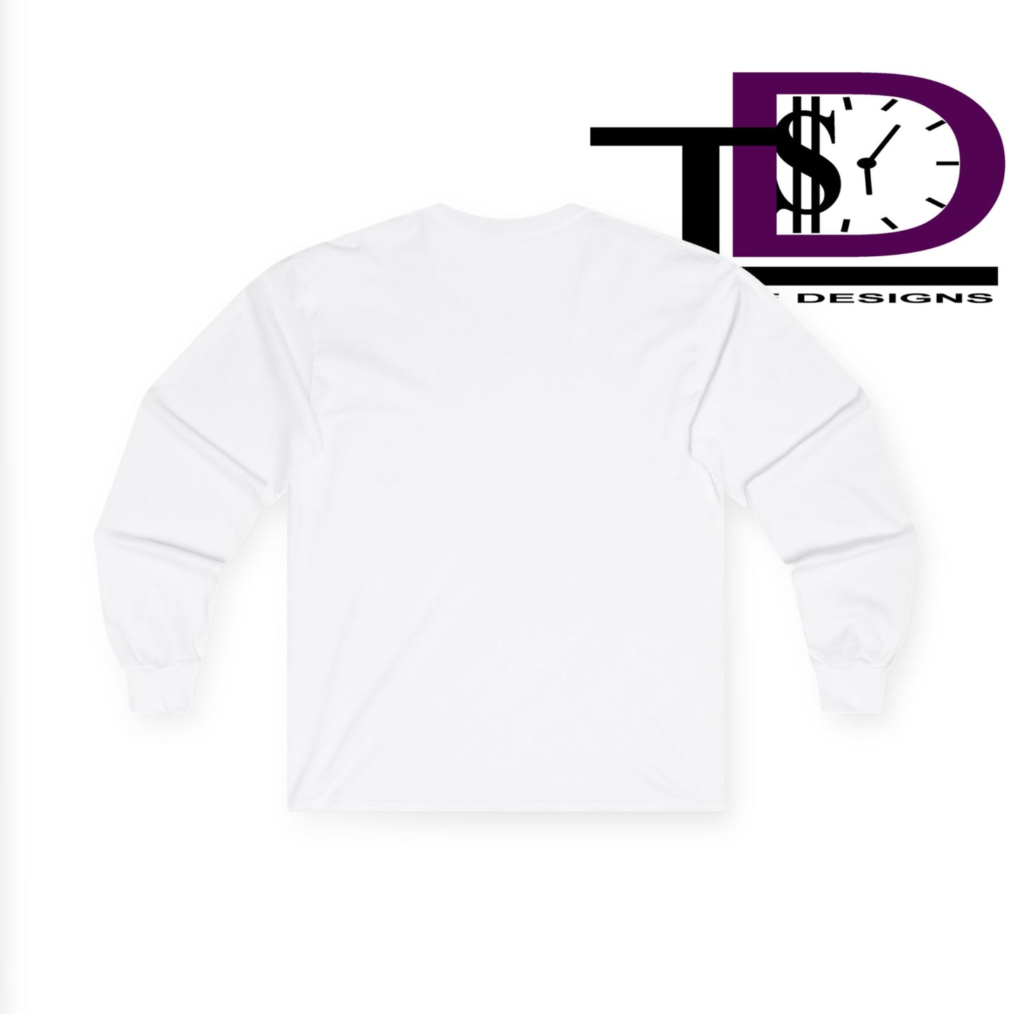 Unisex Graphic Long Sleeve Tee featuring Cracked Wall Design, Perfect for Casual Outings, Gifts, and Halloween