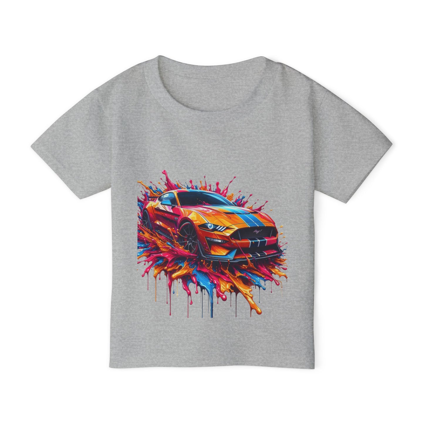 Vibrant Sports Car Toddler T-Shirt - Fun & Colorful Kids Tee