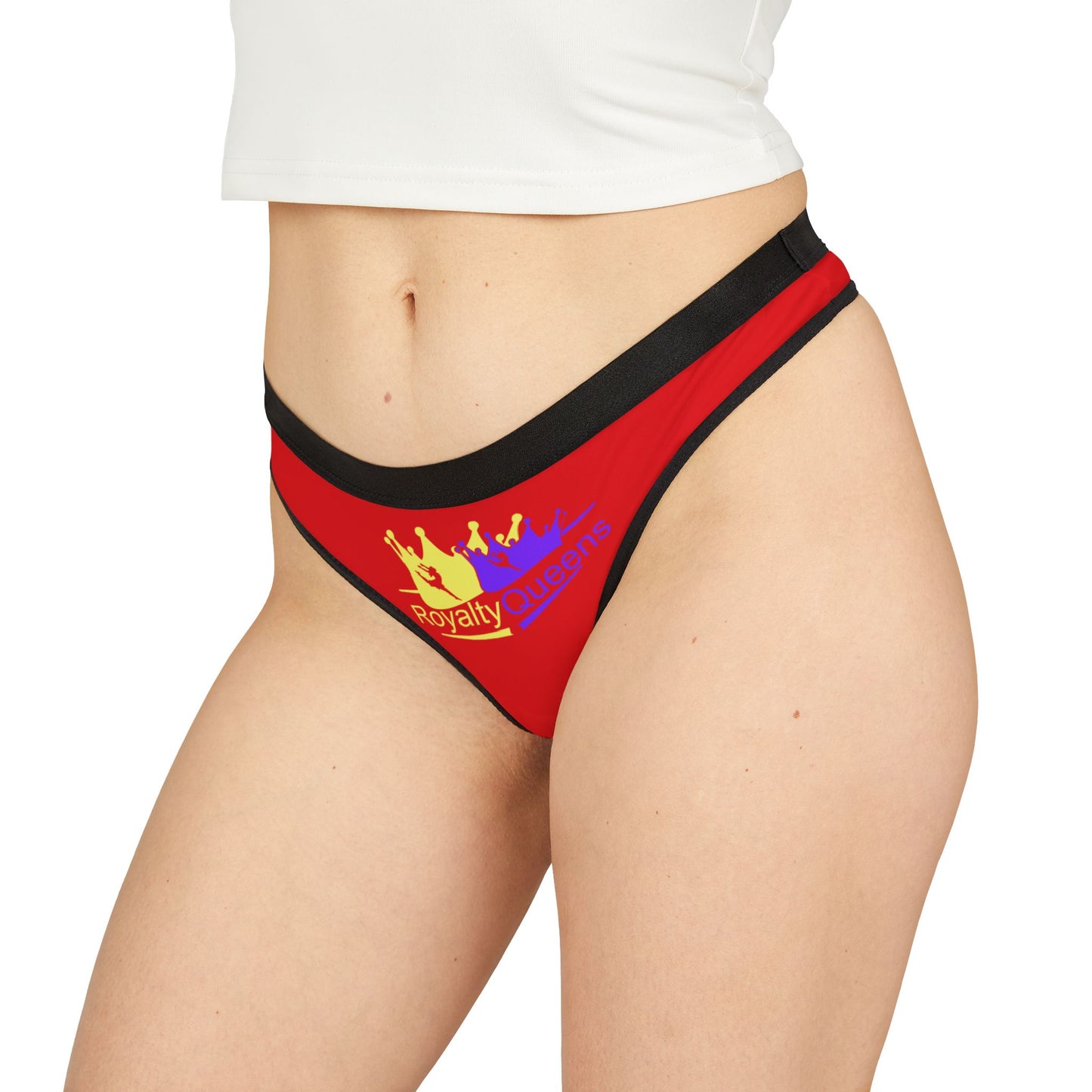 Stylish Women's Thongs with Royalty Design, Comfortable Underwear, Trendy Lingerie, Gifts for Her, Everyday Essentials