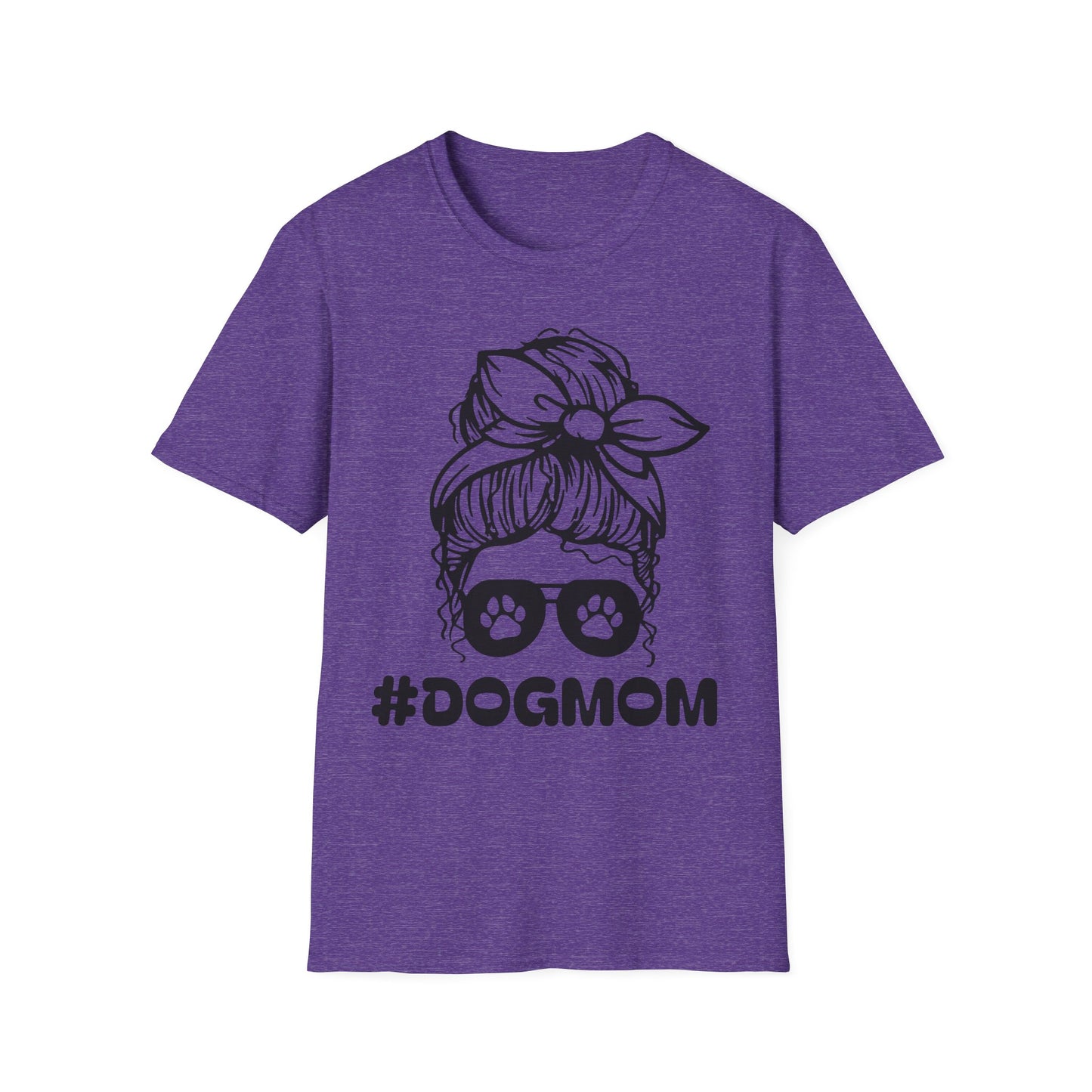 #DogMom Unisex Softstyle T-Shirt - Perfect Gift for Pet Lovers