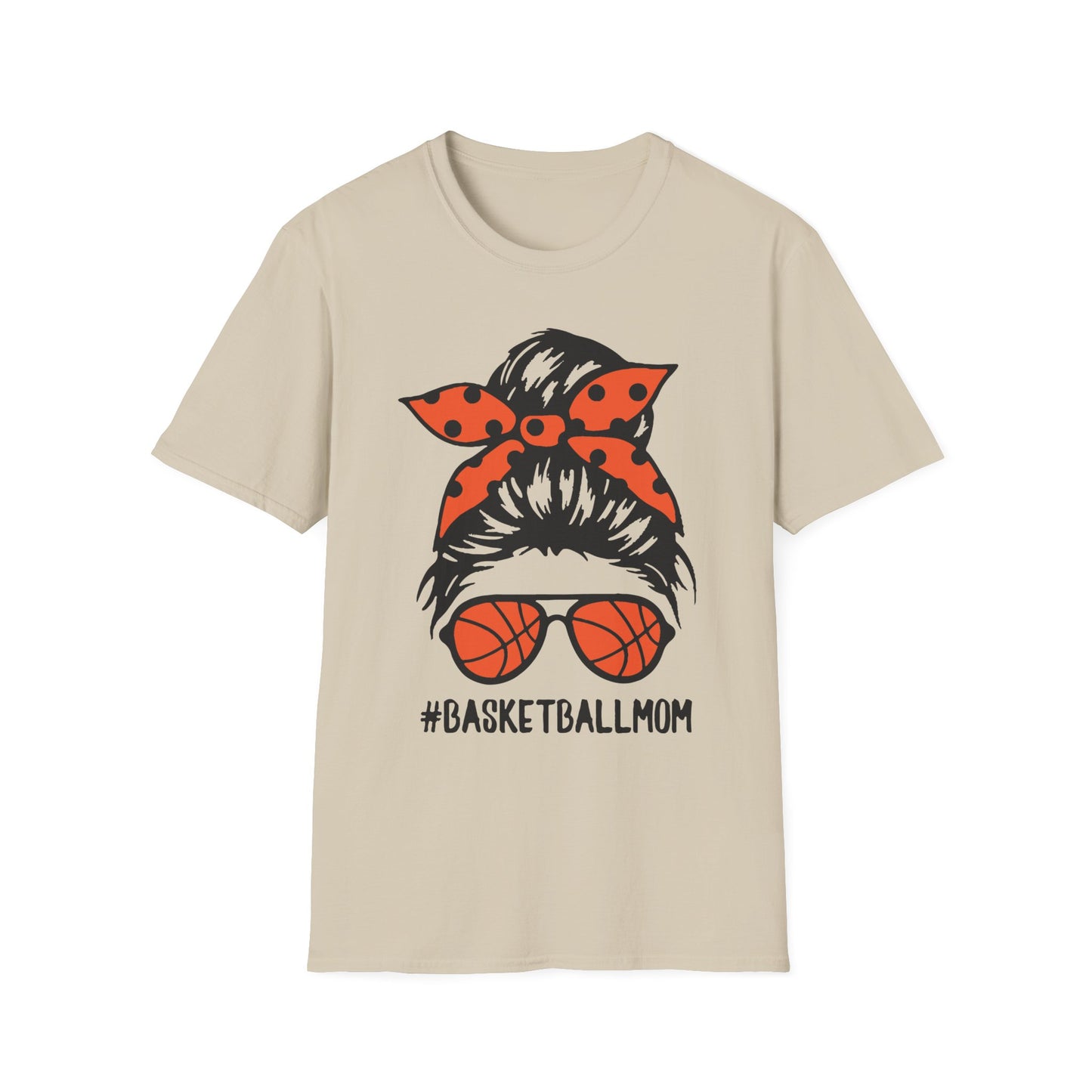 #BasketballMom Unisex Softstyle T-Shirt - Fun and Stylish Tee for Basketball Moms