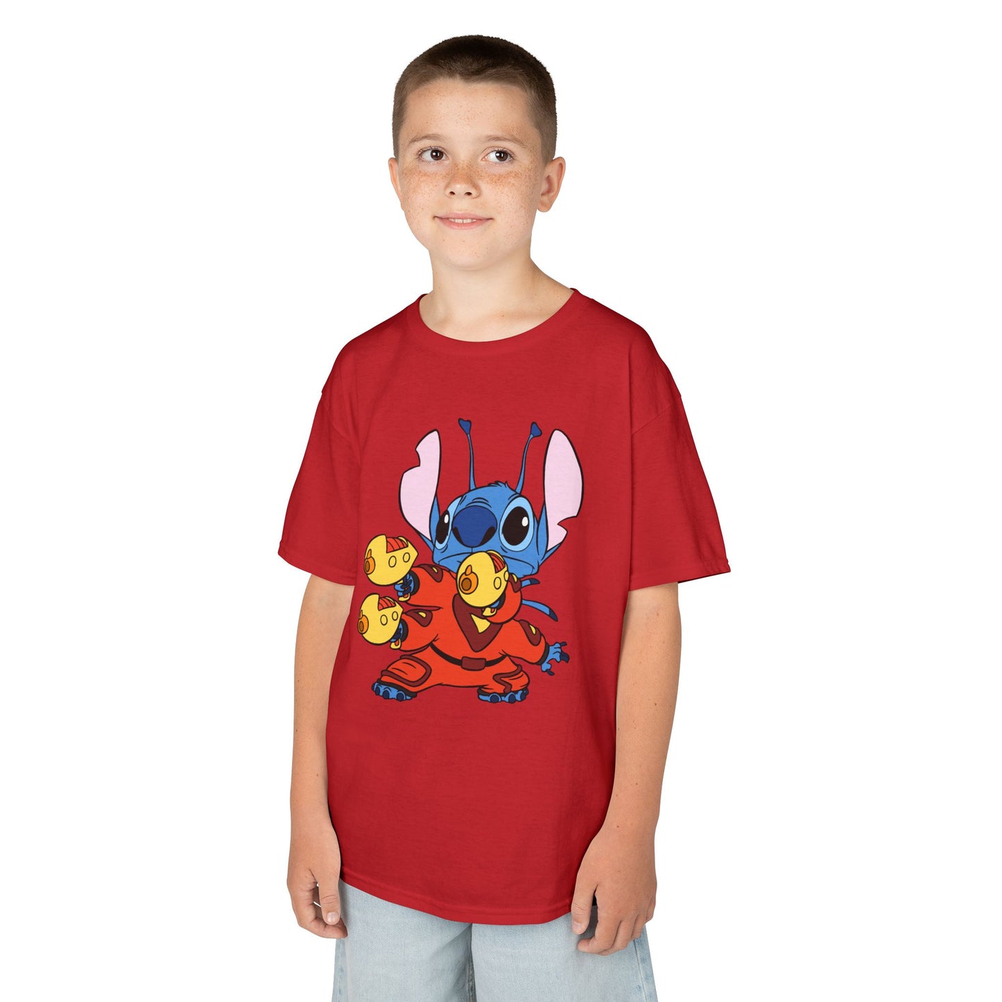Colorful Kids Tee with Fun Cartoon Design