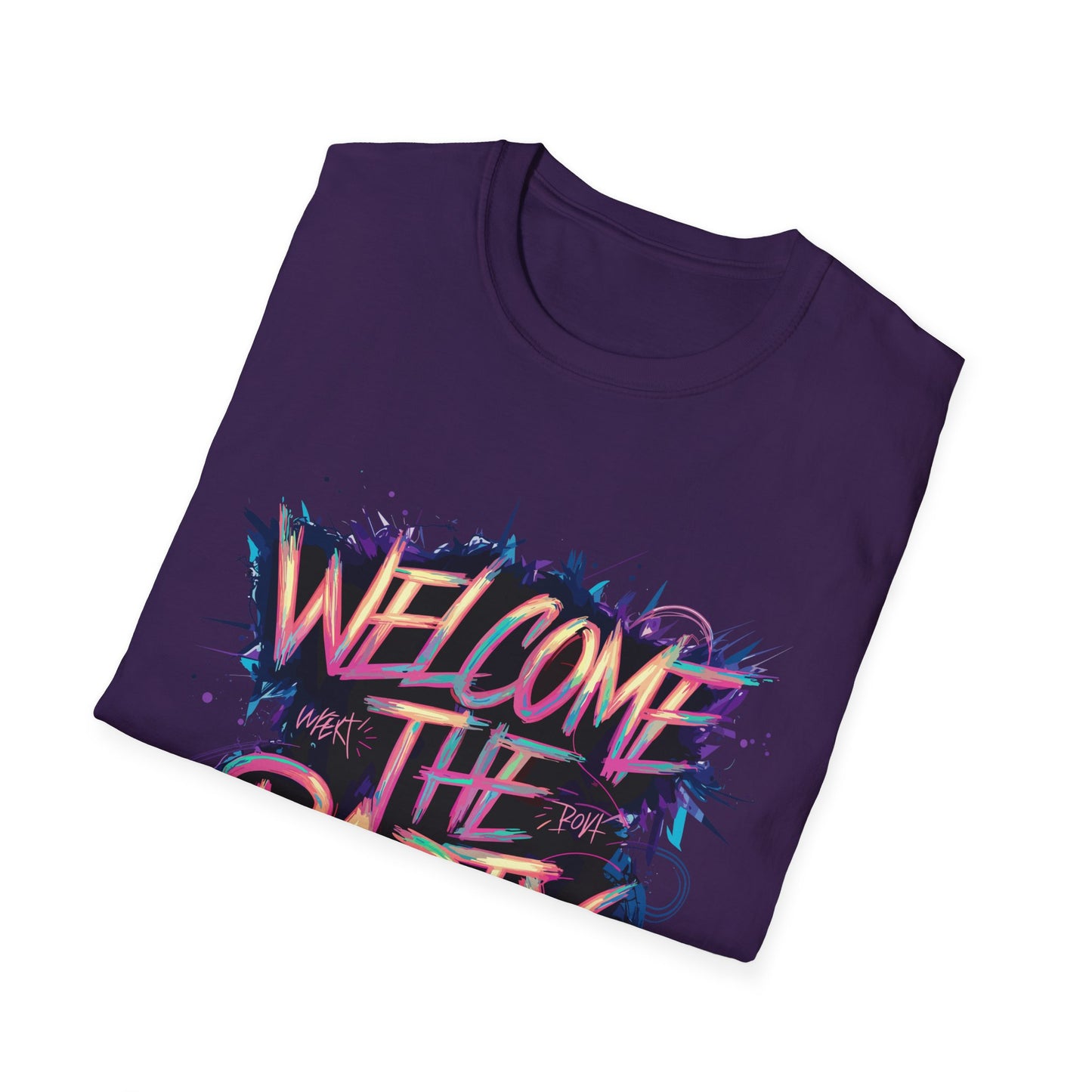 Welcome the Party Unisex Softstyle T-Shirt, Party Shirt, Celebration Tee, Casual Wear, Gift for Party Lovers, Festival Clothing