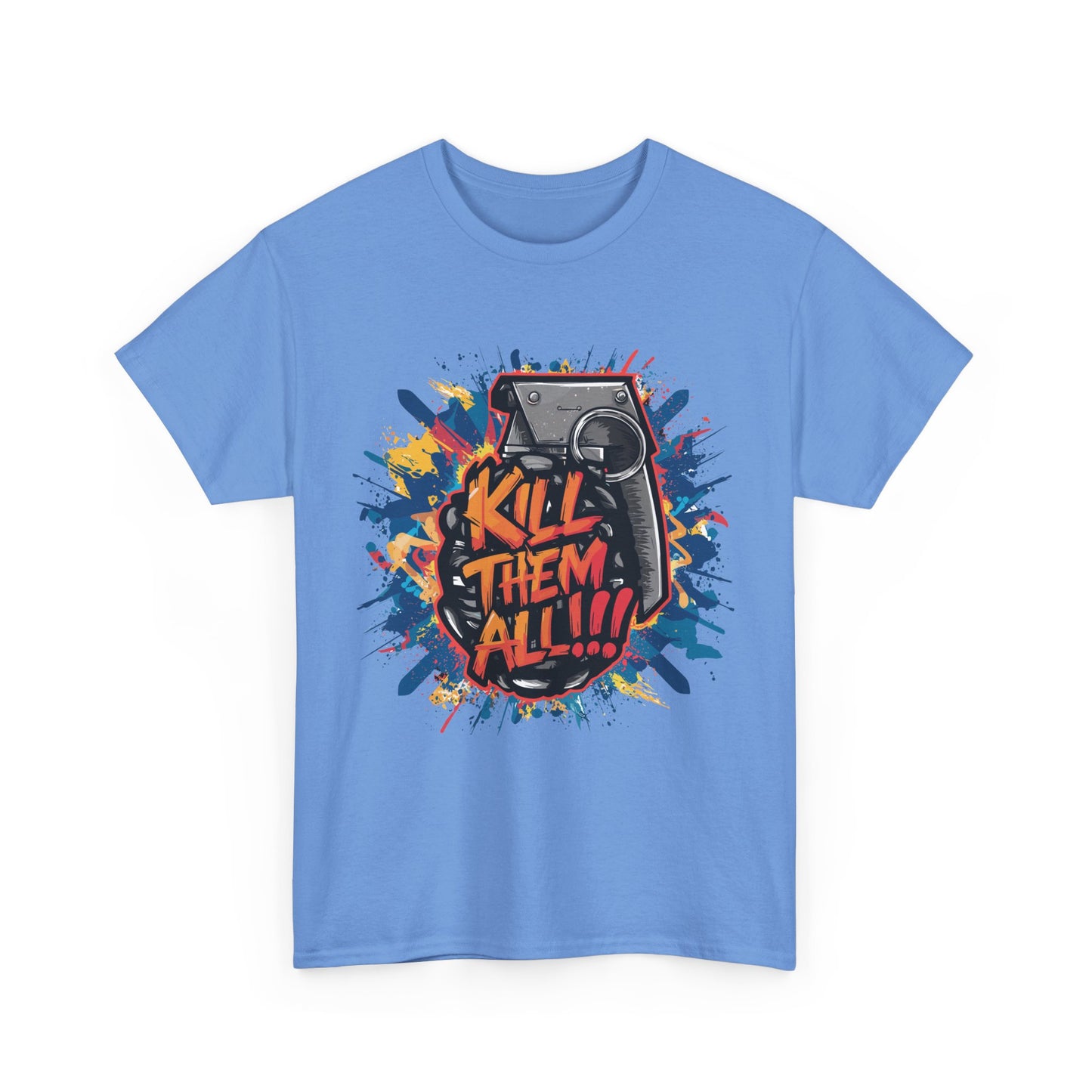 Unisex Graphic Tee with 'Kill Them All' Design | Casual Wear, Streetwear, Graphic T-Shirt, Gift for Gamers, Statement Shirt