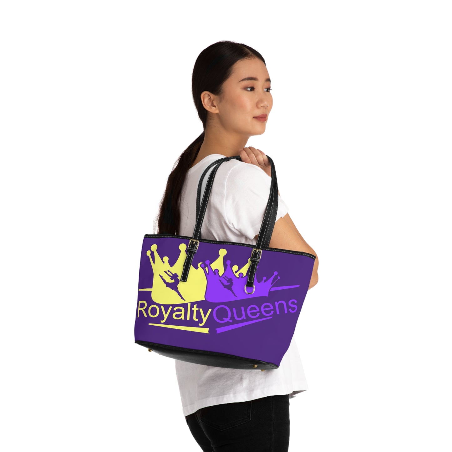 Royalty Queens PU Leather Shoulder Bag - Stylish Handbag for Women, Perfect for Everyday Use, Gifts, and Special Occasions