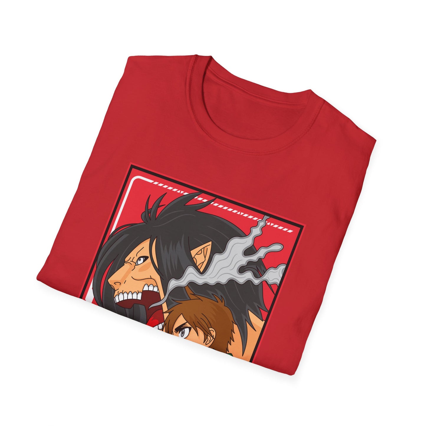 Anime-Inspired Unisex Tee - Softstyle T-Shirt, Casual Gift, Graphic Tee, Manga Apparel, Fan Merchandise