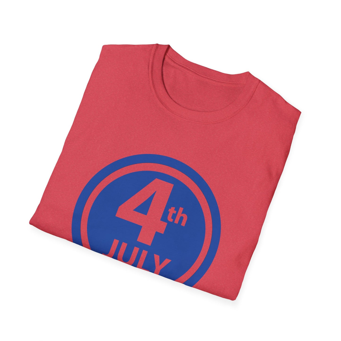 4th of July Unisex Softstyle T-Shirt, Independence Day Tee, Patriotic Shirt, July 4th Celebration T-Shirt, USA Pride Clothing