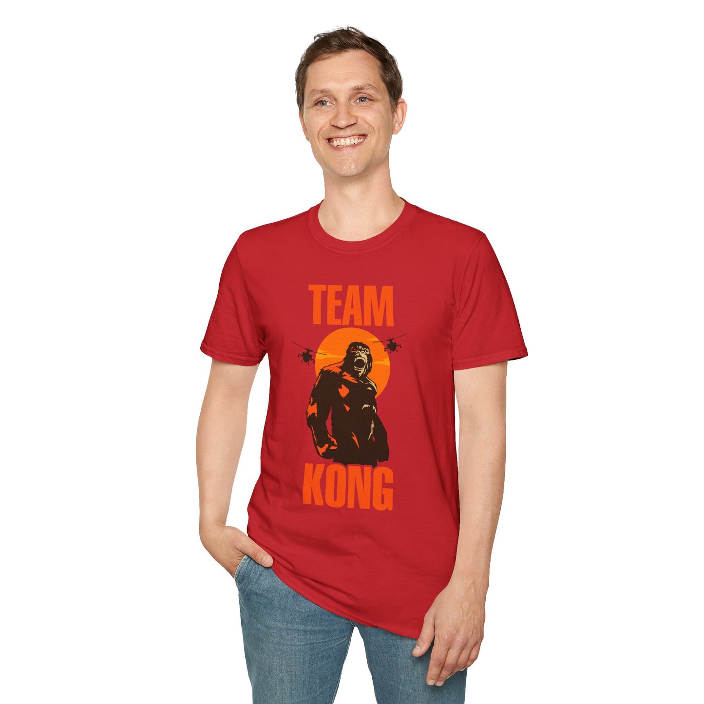 Team Kong Unisex Softstyle T-Shirt - Bold Graphic Tee for Fans & Celebrations