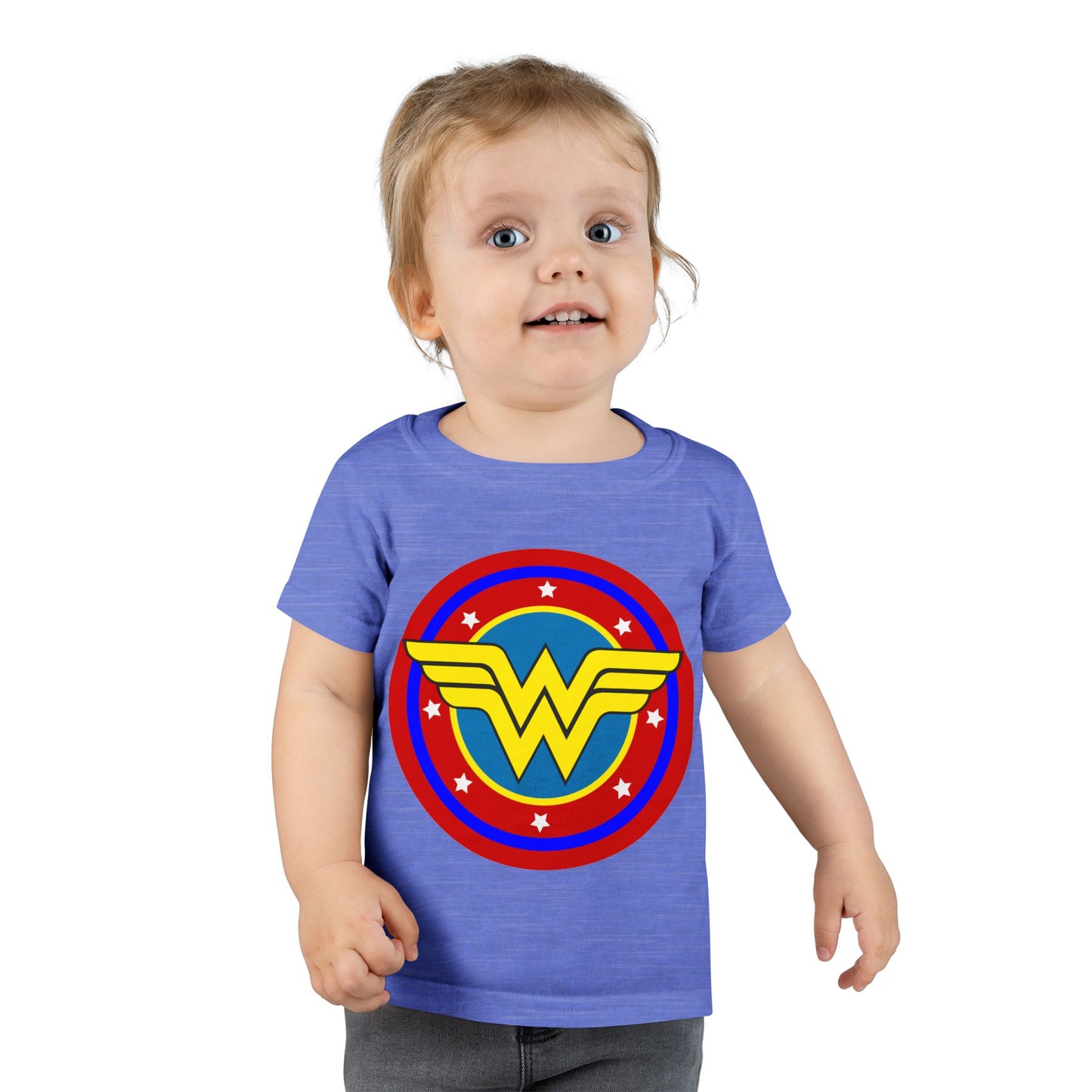 Wonder Woman Toddler T-Shirt, Superhero Tee, Kids Birthday Gift, Toddler Outfit, Superhero Apparel