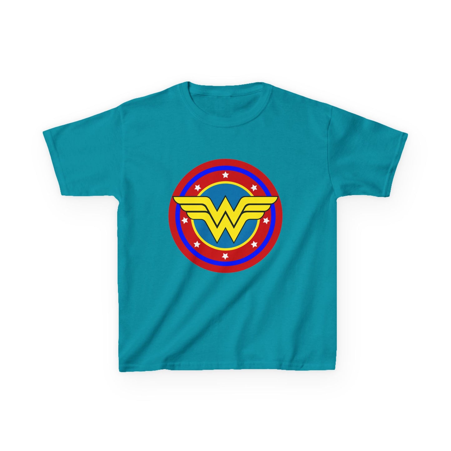 Wonder Woman Kids Tee, Superhero Shirt, Birthday Gift, Comic Book Apparel, Children's Clothing, Cartoon T-Shirt, Movie Merchandise
