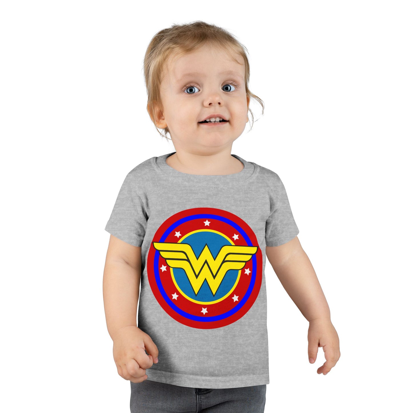 Wonder Woman Toddler T-Shirt, Superhero Tee, Kids Birthday Gift, Toddler Outfit, Superhero Apparel