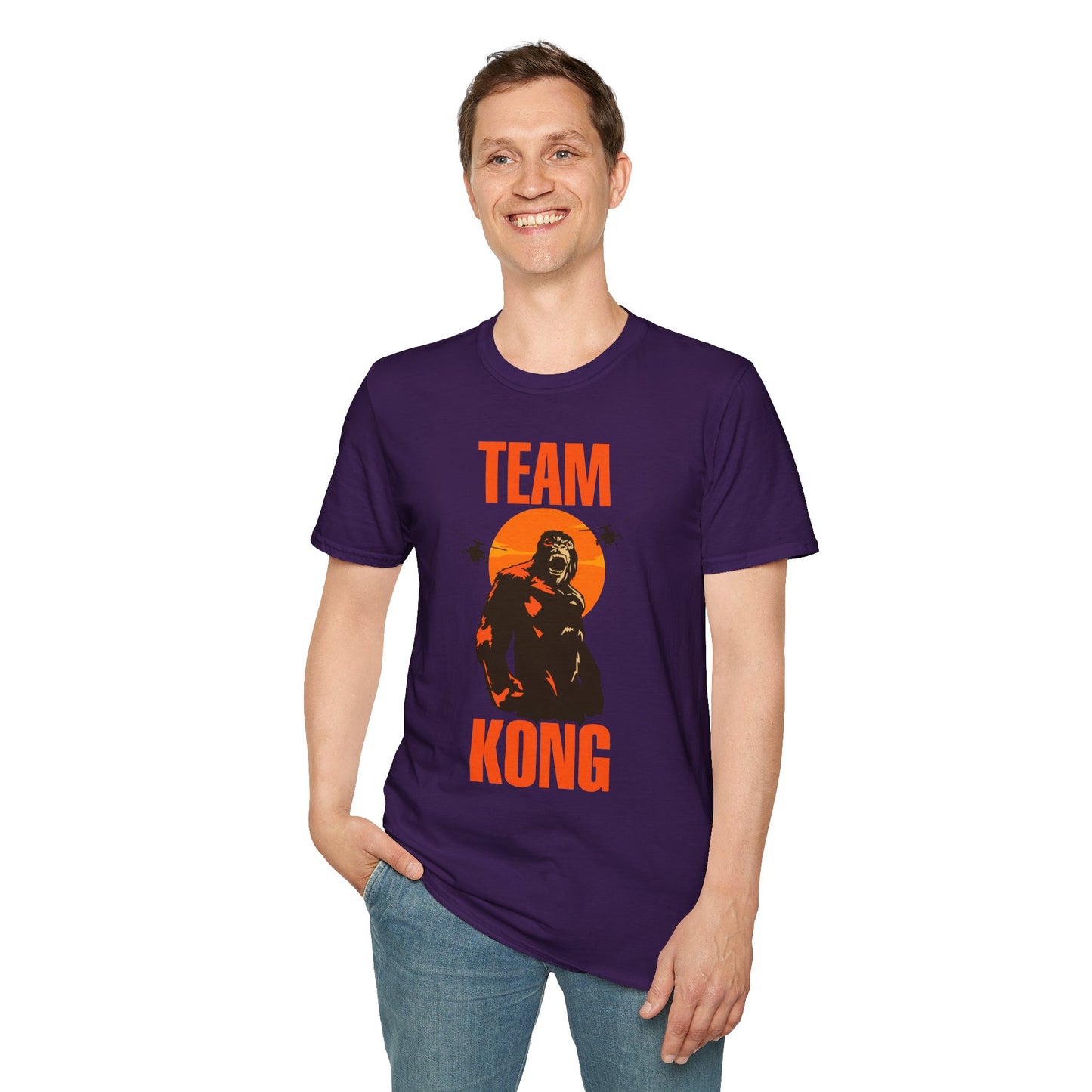Team Kong Unisex Softstyle T-Shirt - Bold Graphic Tee for Fans & Celebrations