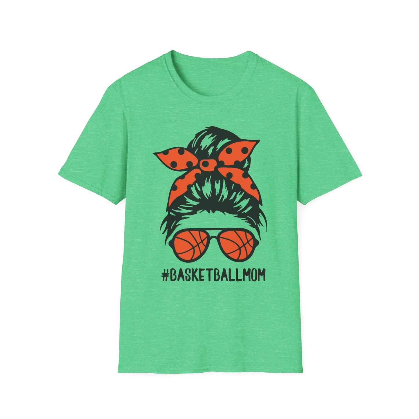 #BasketballMom Unisex Softstyle T-Shirt - Fun and Stylish Tee for Basketball Moms