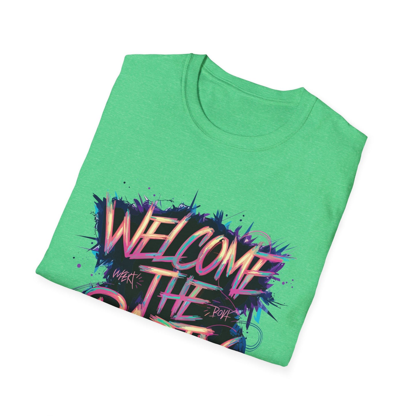 Welcome the Party Unisex Softstyle T-Shirt, Party Shirt, Celebration Tee, Casual Wear, Gift for Party Lovers, Festival Clothing