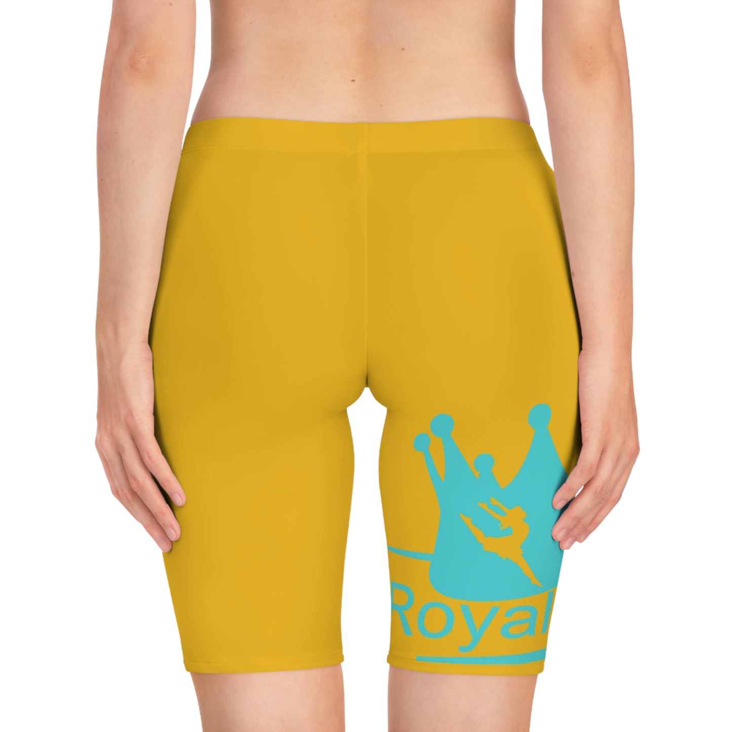 Royalty Women's Bike Shorts - Queen of the Ride, Fitness Apparel, Summer Activewear, Gift for Bikers, Workout Shorts