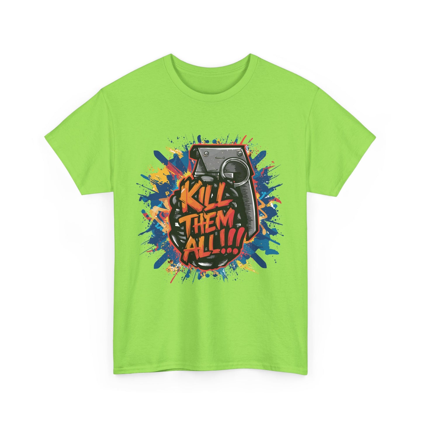 Unisex Graphic Tee with 'Kill Them All' Design | Casual Wear, Streetwear, Graphic T-Shirt, Gift for Gamers, Statement Shirt