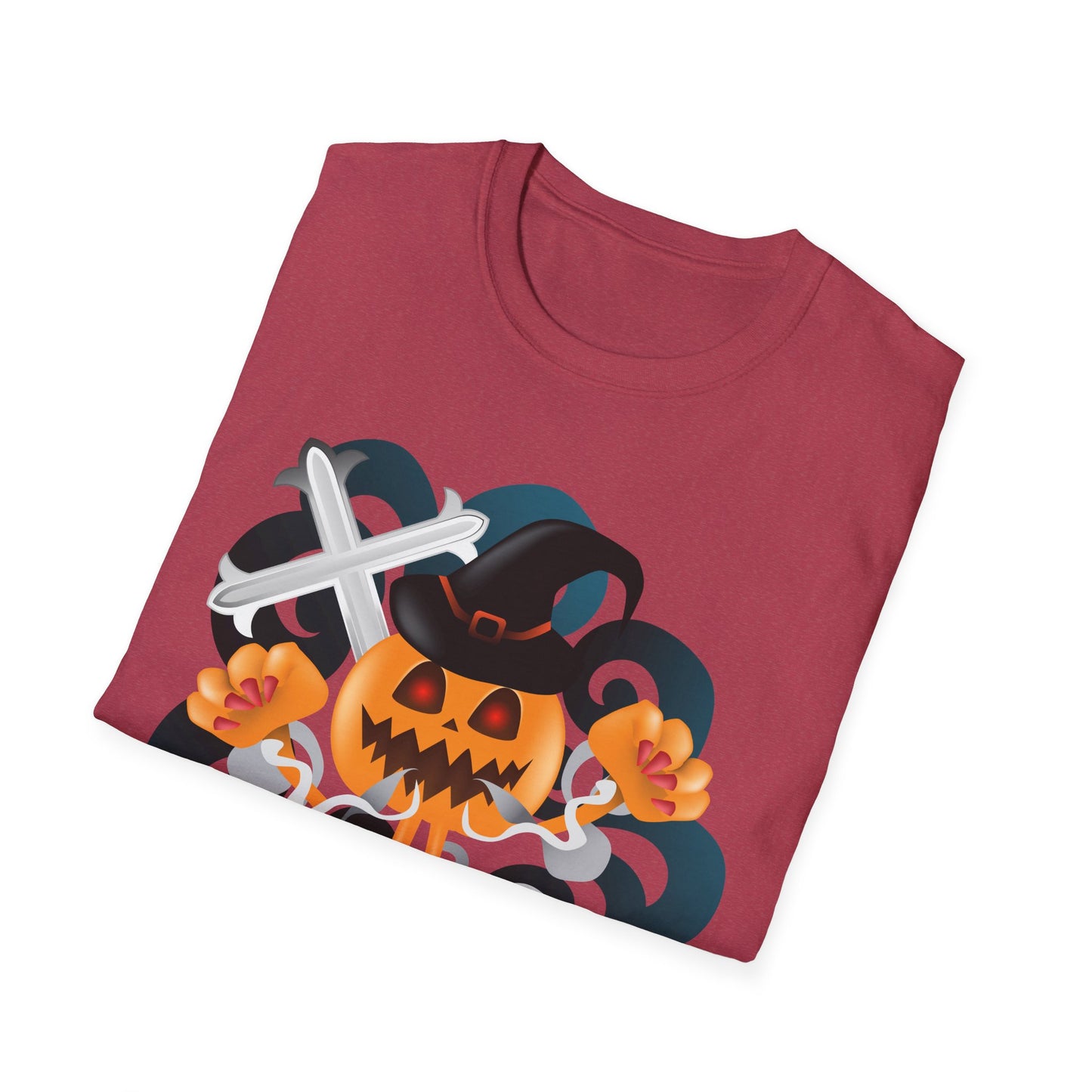 Halloween Pumpkin Graphic Tee, Unisex T-Shirt, Fall Fashion, Spooky Season Shirt, Trick or Treat Apparel, Casual Halloween Outfit